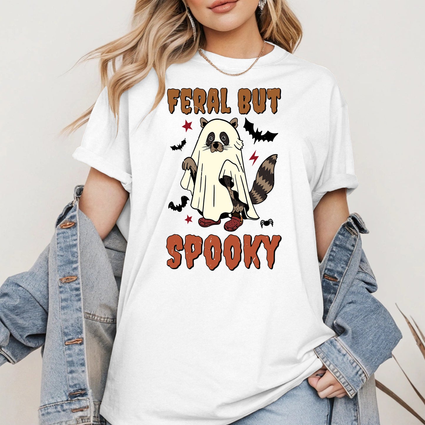 Feral But Spooky halloween shirt