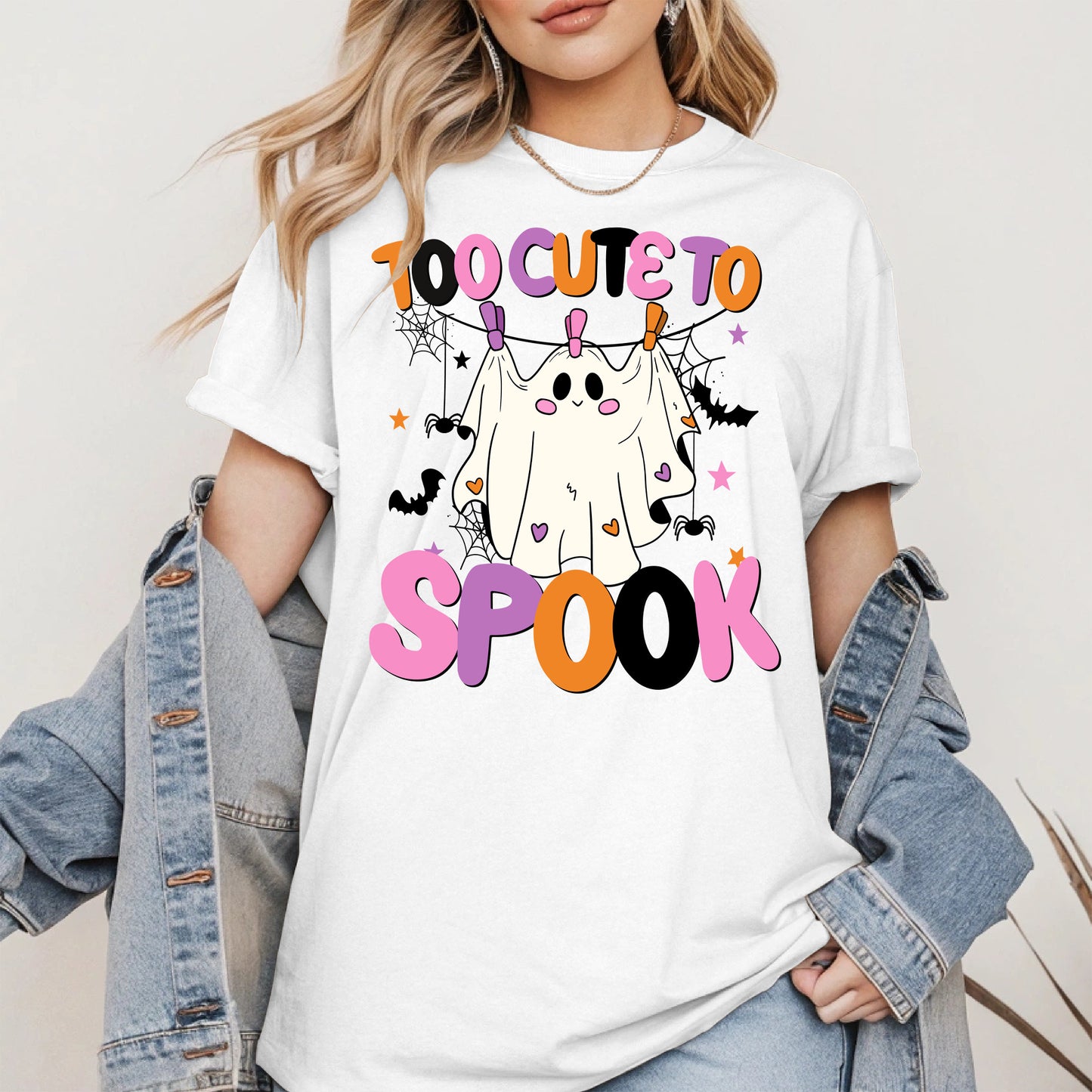 Too cute to spook halloween shirt