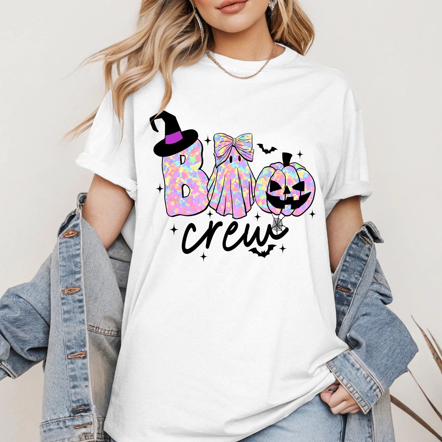 Boo Crew halloween shirt and hoodie