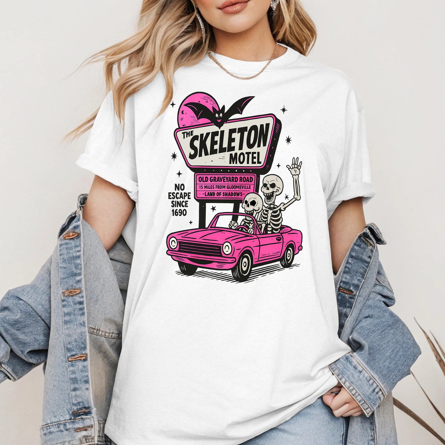 The Skeleton Hotel halloween shirt