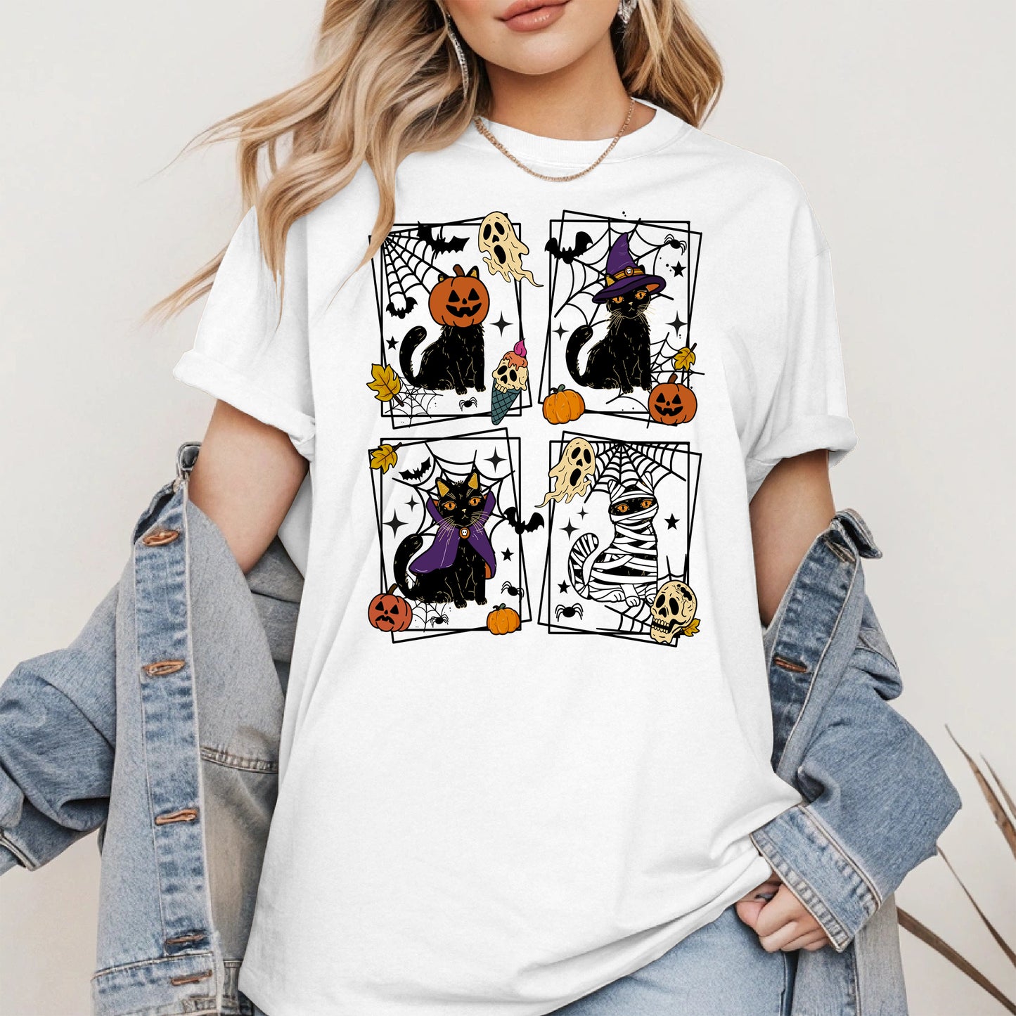 Black Cat Halloween shirt and hoodie