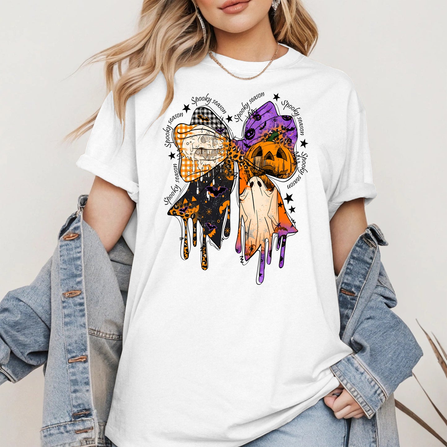 Halloween Coquette Bow shirt and hoodie