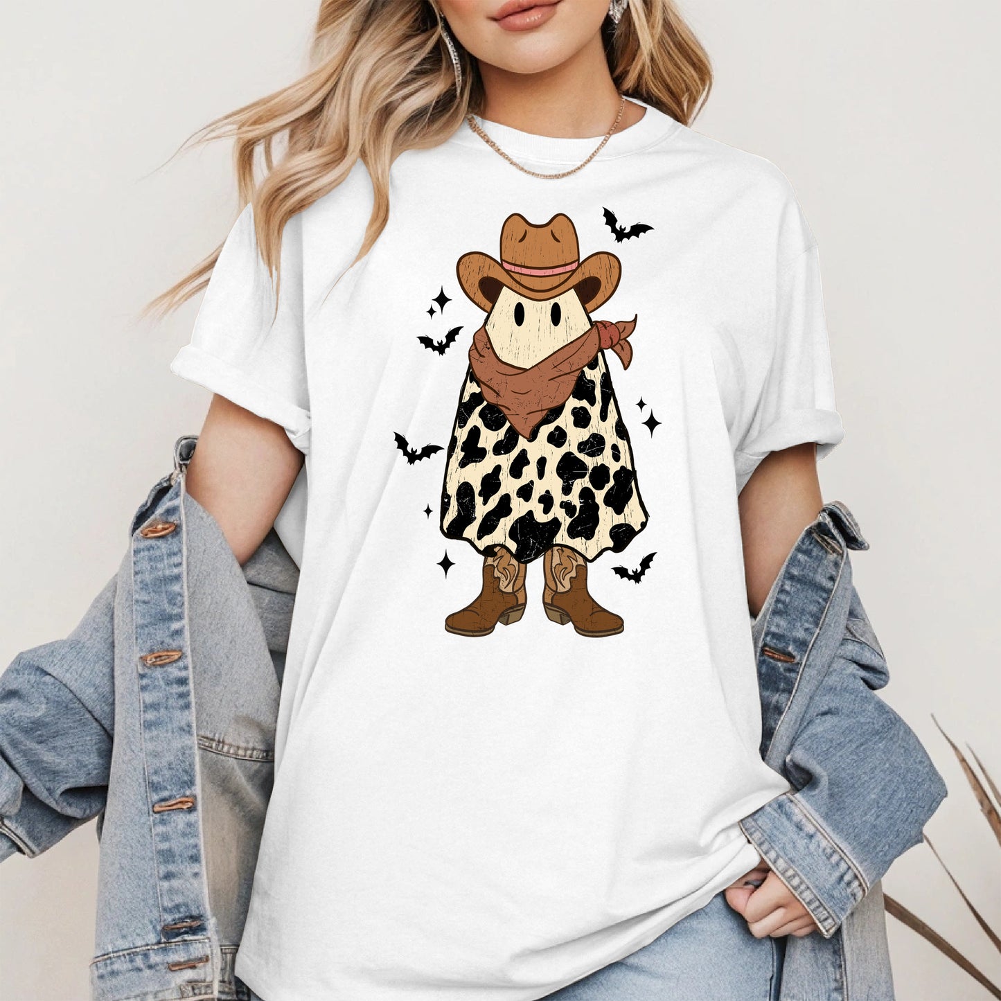Western Boo Ghost halloween shirt