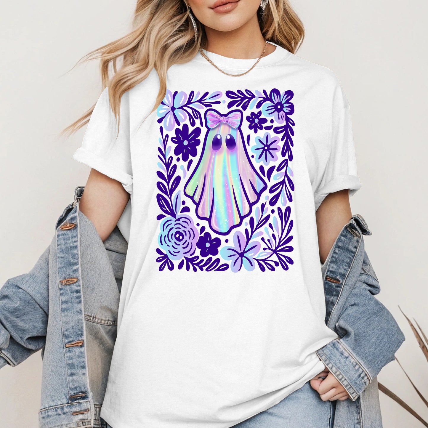 Iridescent Ghost halloween shirt