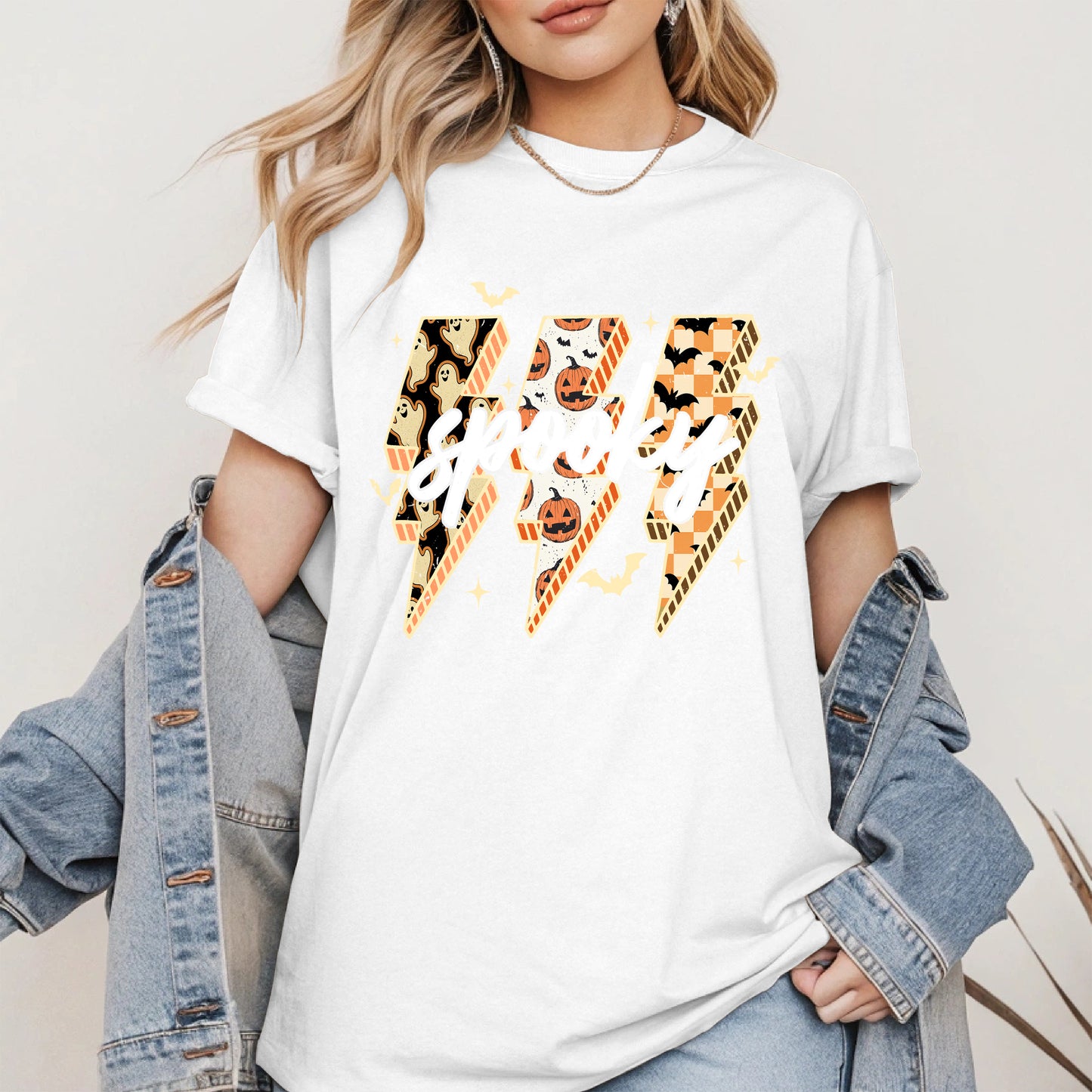 Spooky Lightning Bolt Halloween shirt