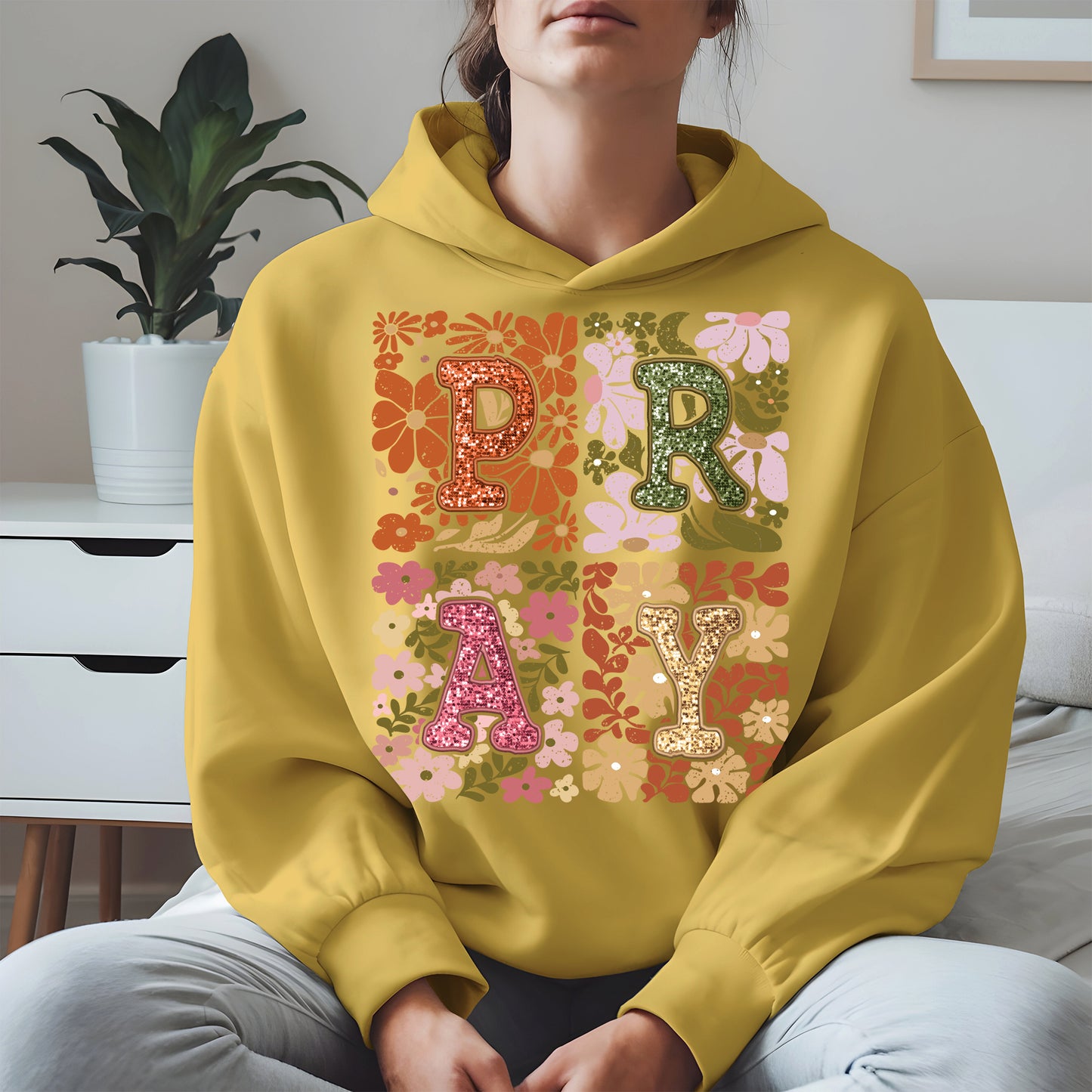 Retro Floral Faith Fall Christian Shirt