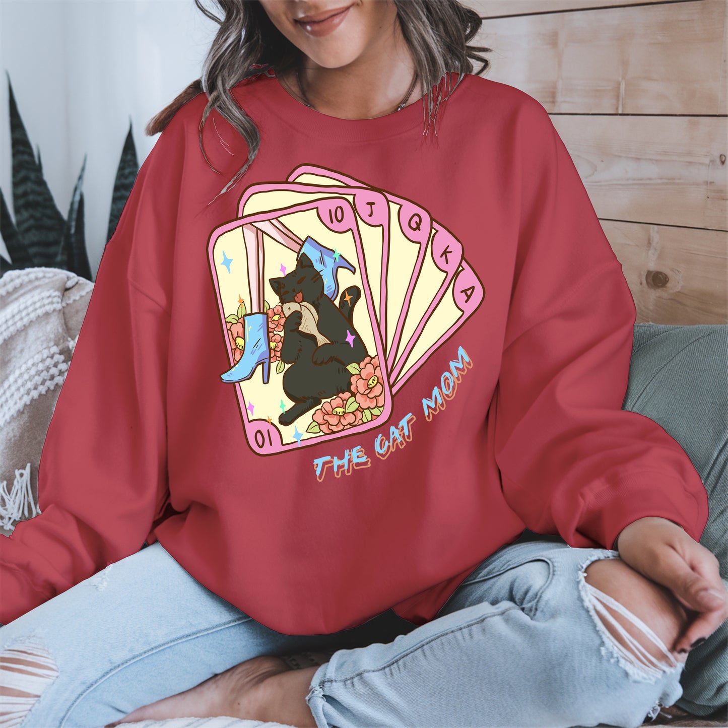The Cat Mom Tarot Card Tee