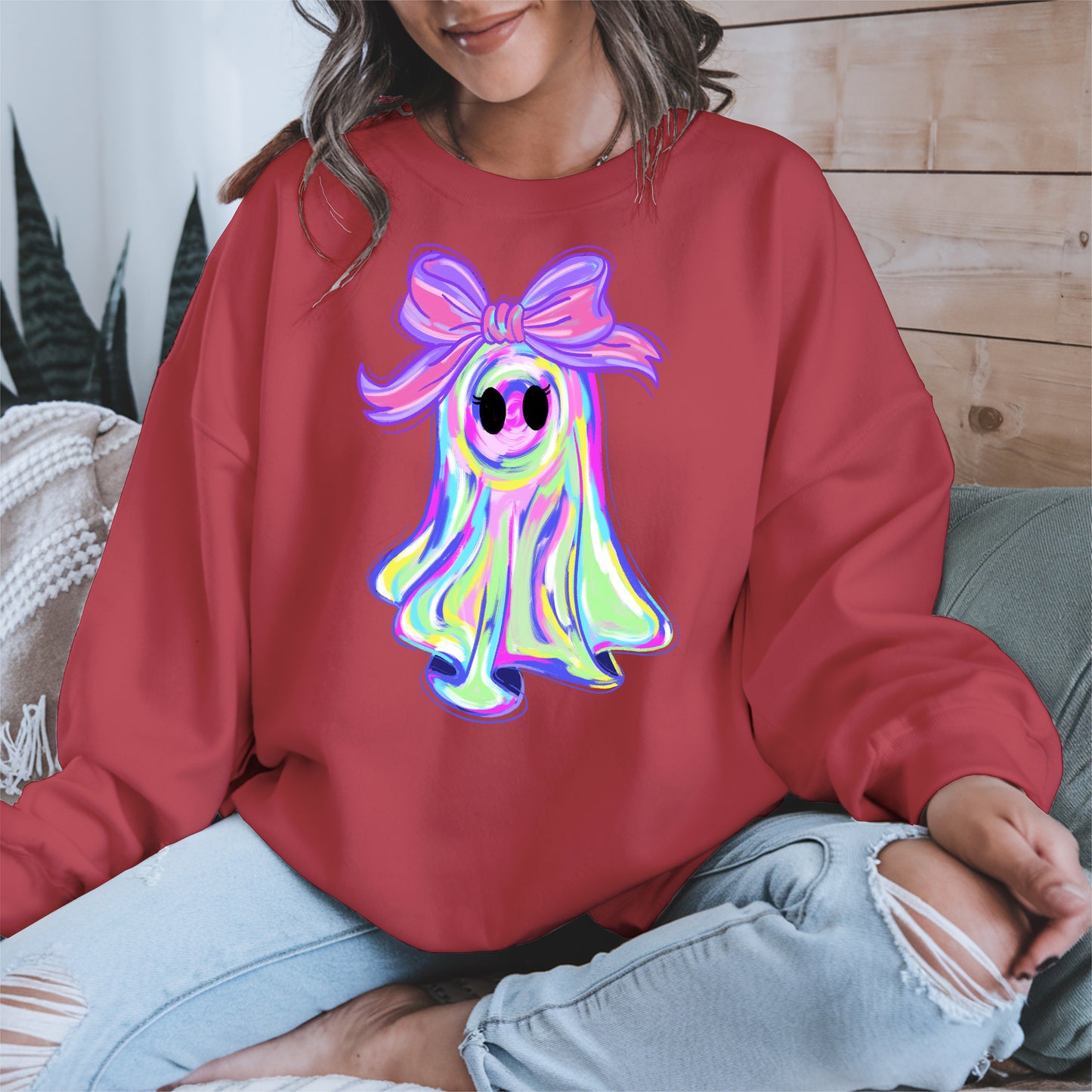 Pastel Ghost Shirt Hoodie Sweatshirt for Halloween Vibes