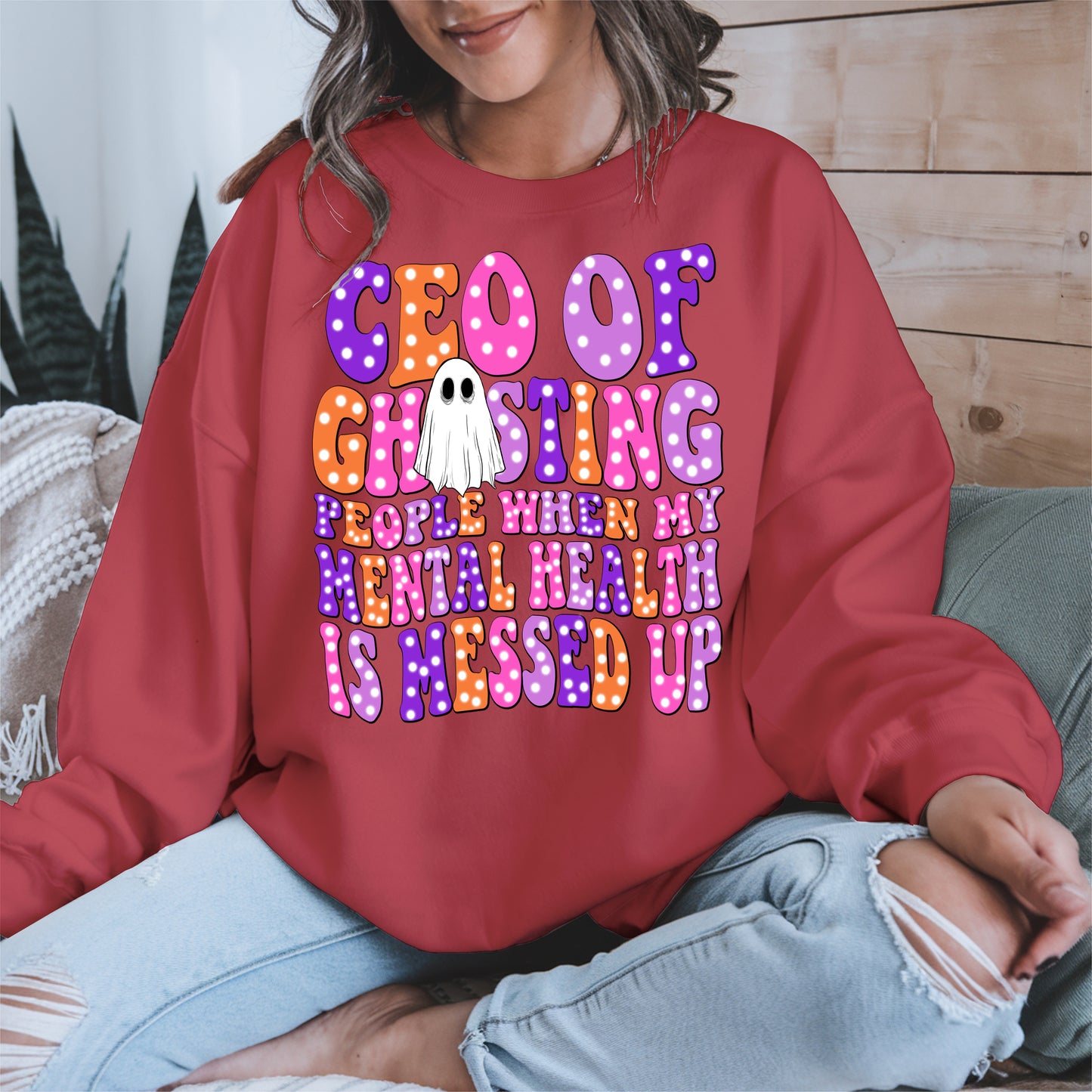 CEO of Ghosting Mental Health Shirt - Funny Ghost Tee