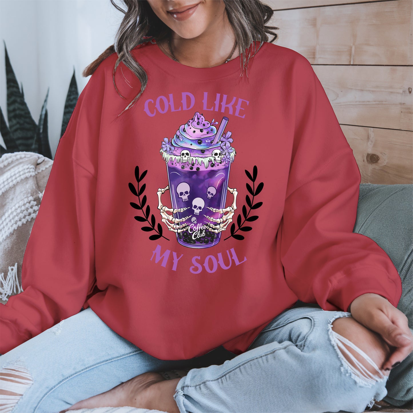 Cold Like My Soul Iced Coffee Halloween Shirt