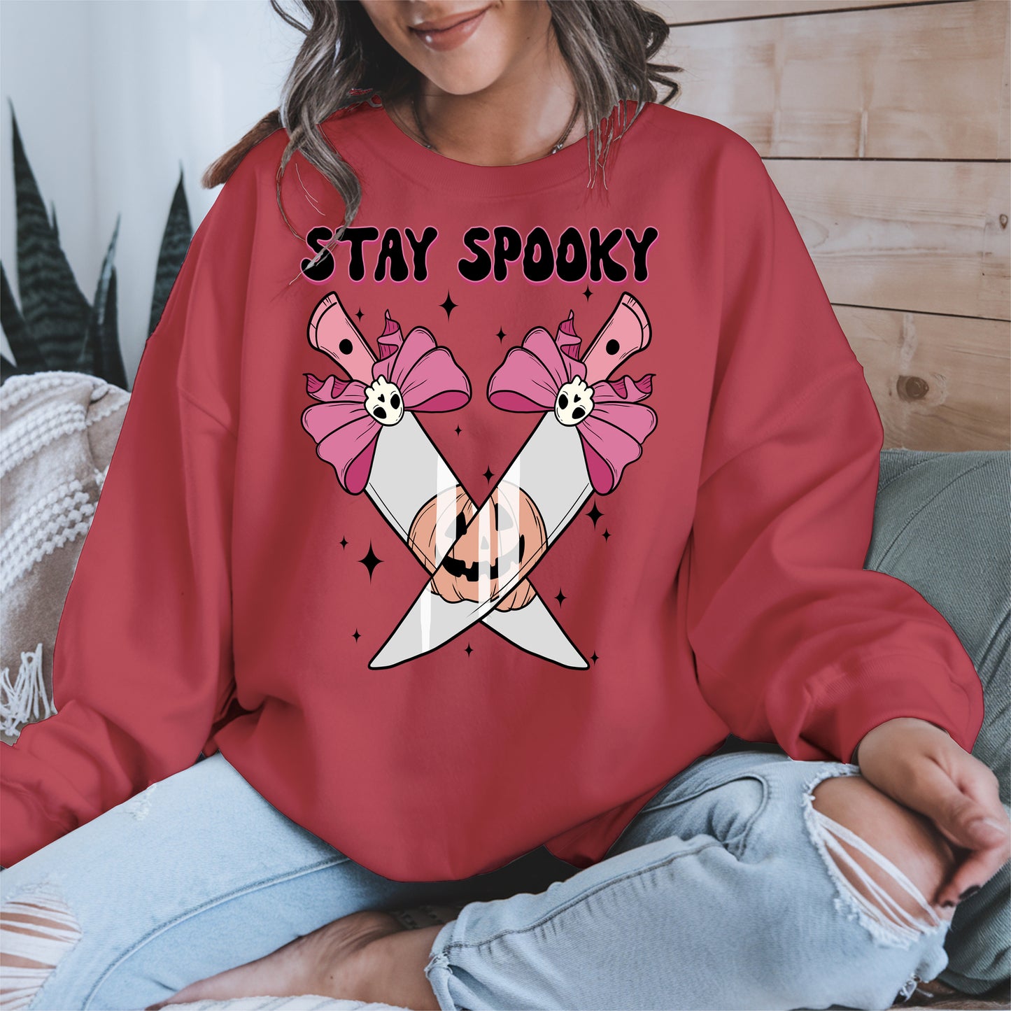 Stay Spooky Knife Halloween Shirt