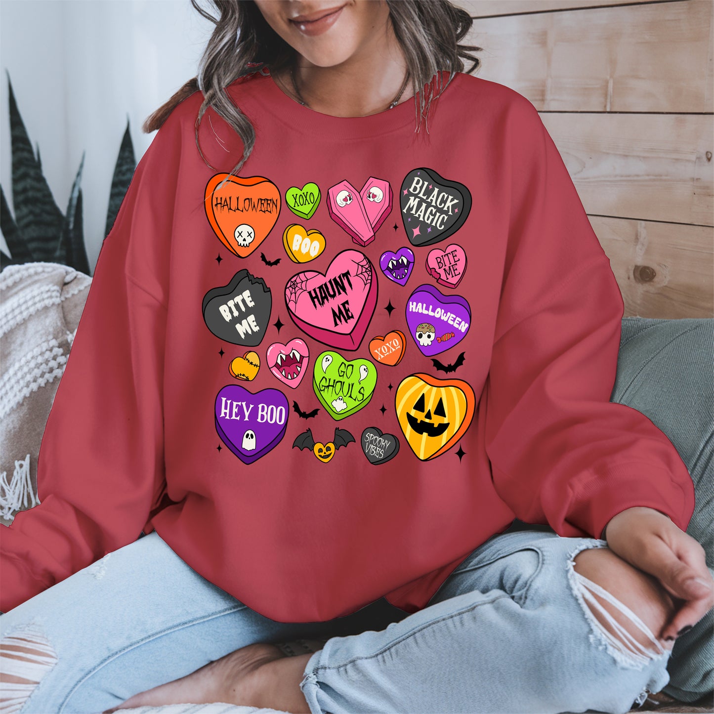 Halloween Candy Hearts Shirt