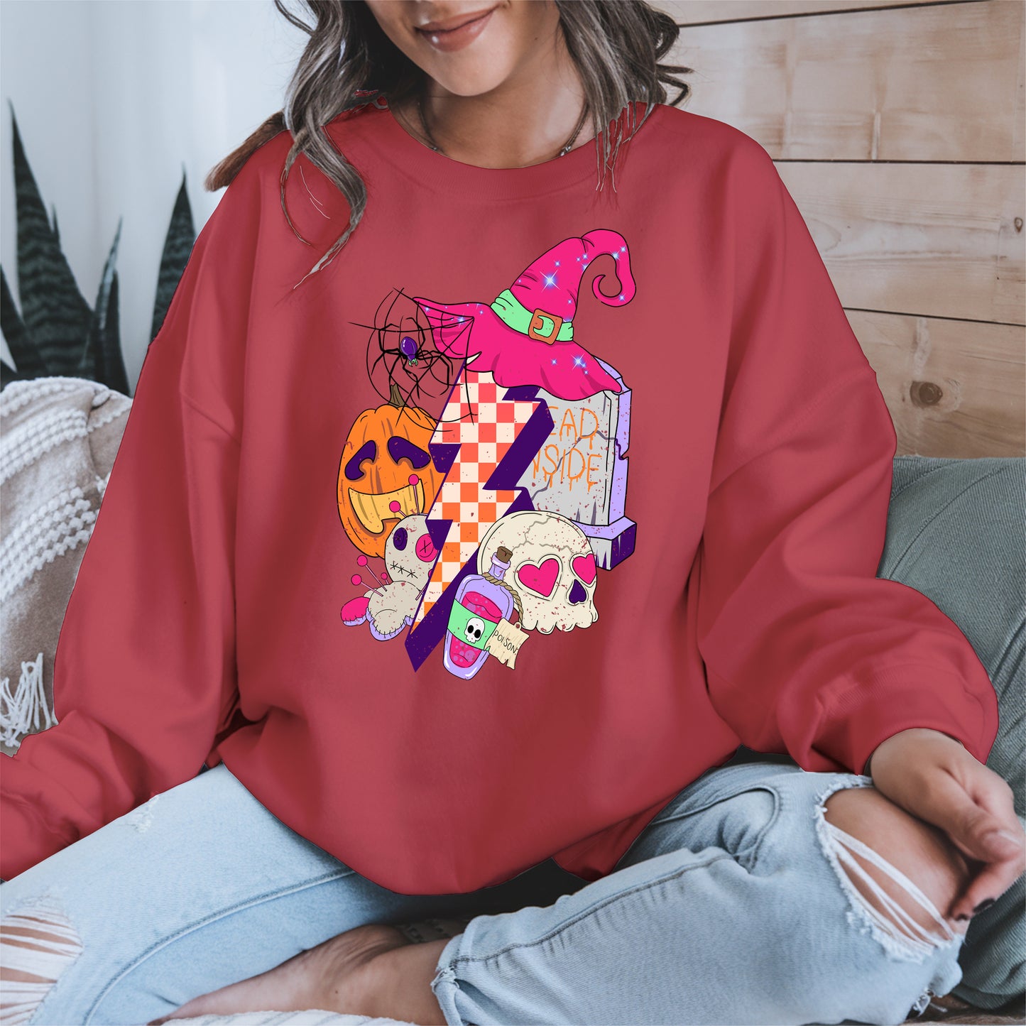 Witchy Lightning Halloween Shirt