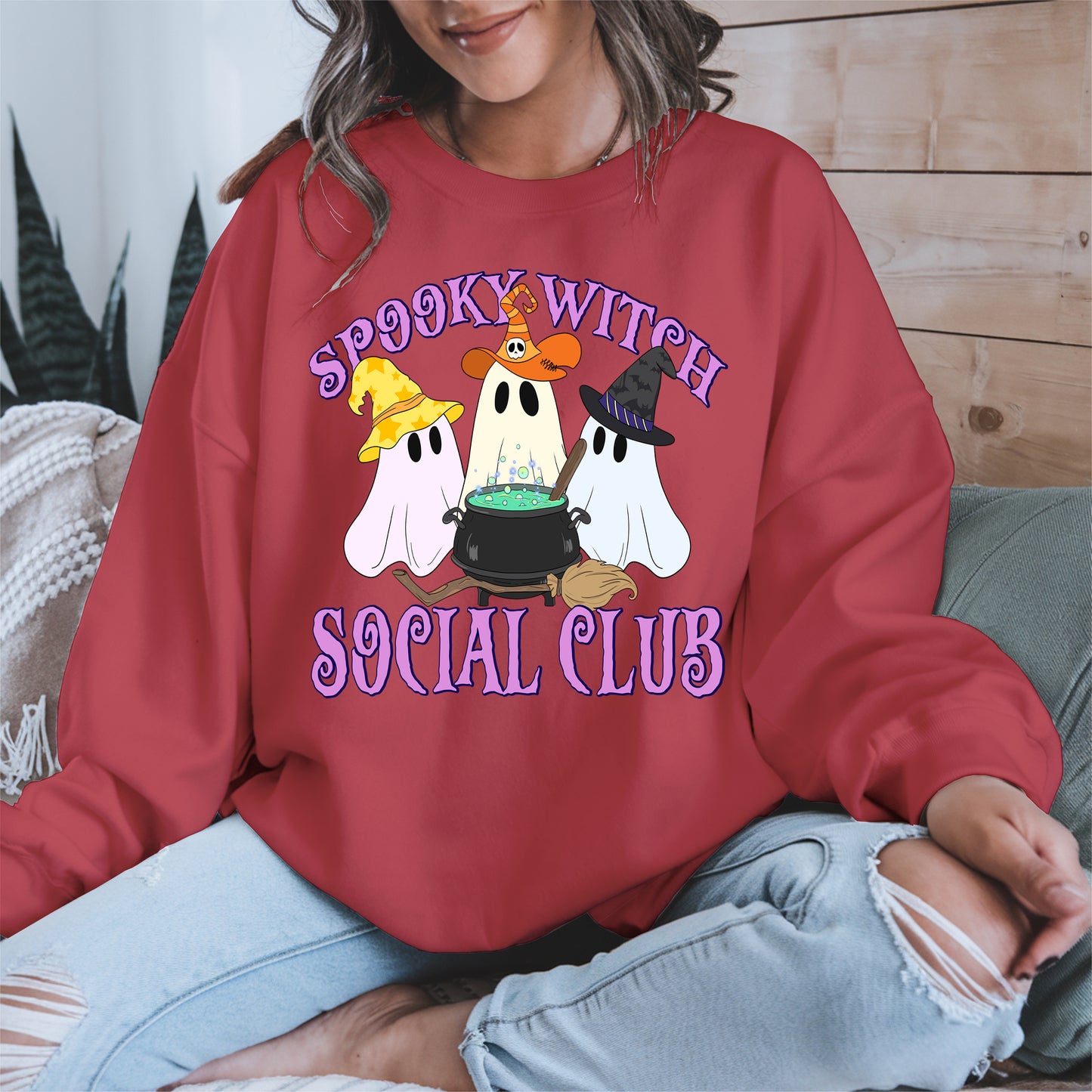 Spooky Witch Social Club Halloween Shirt