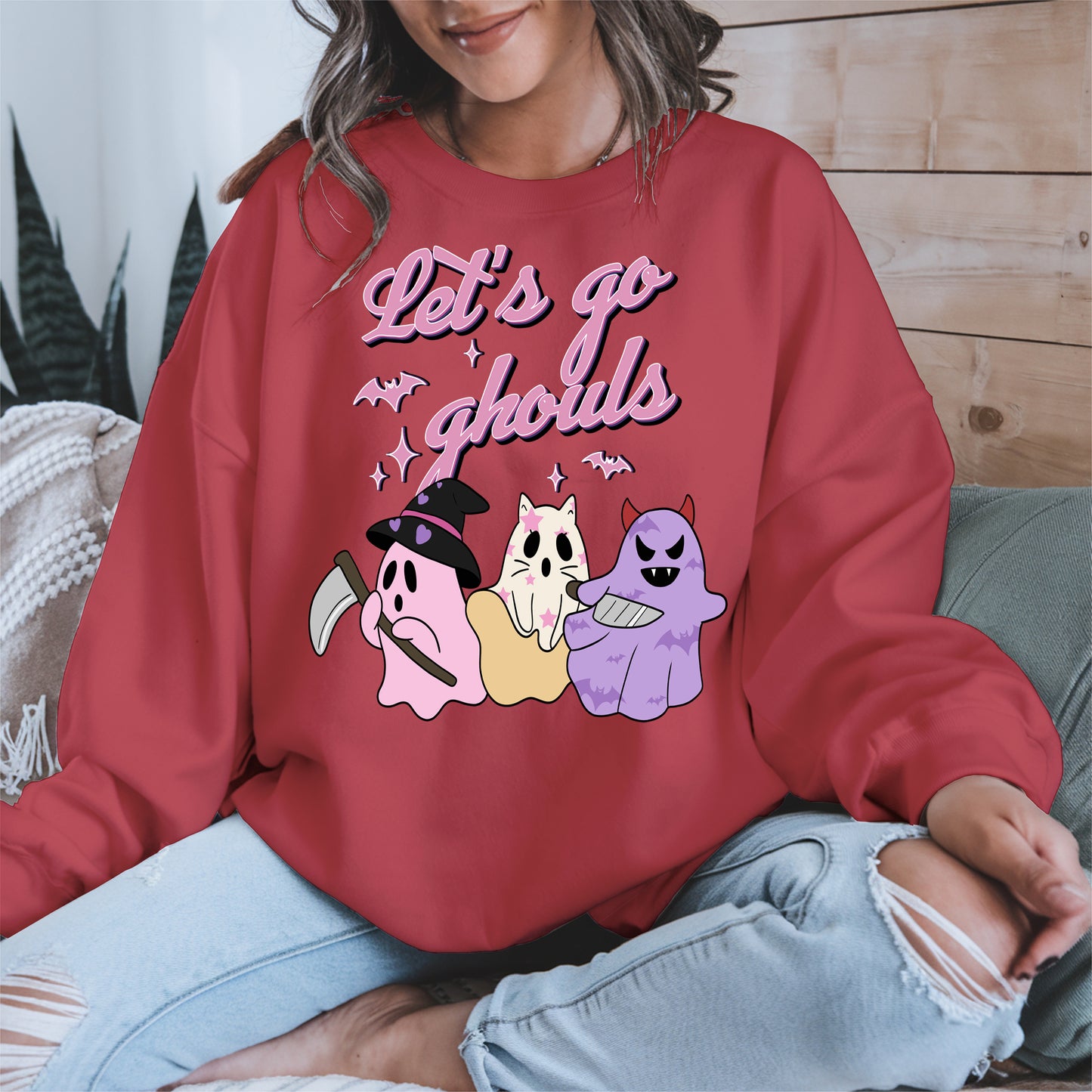 Let’s Go Ghouls Shirt Cute Halloween Ghost