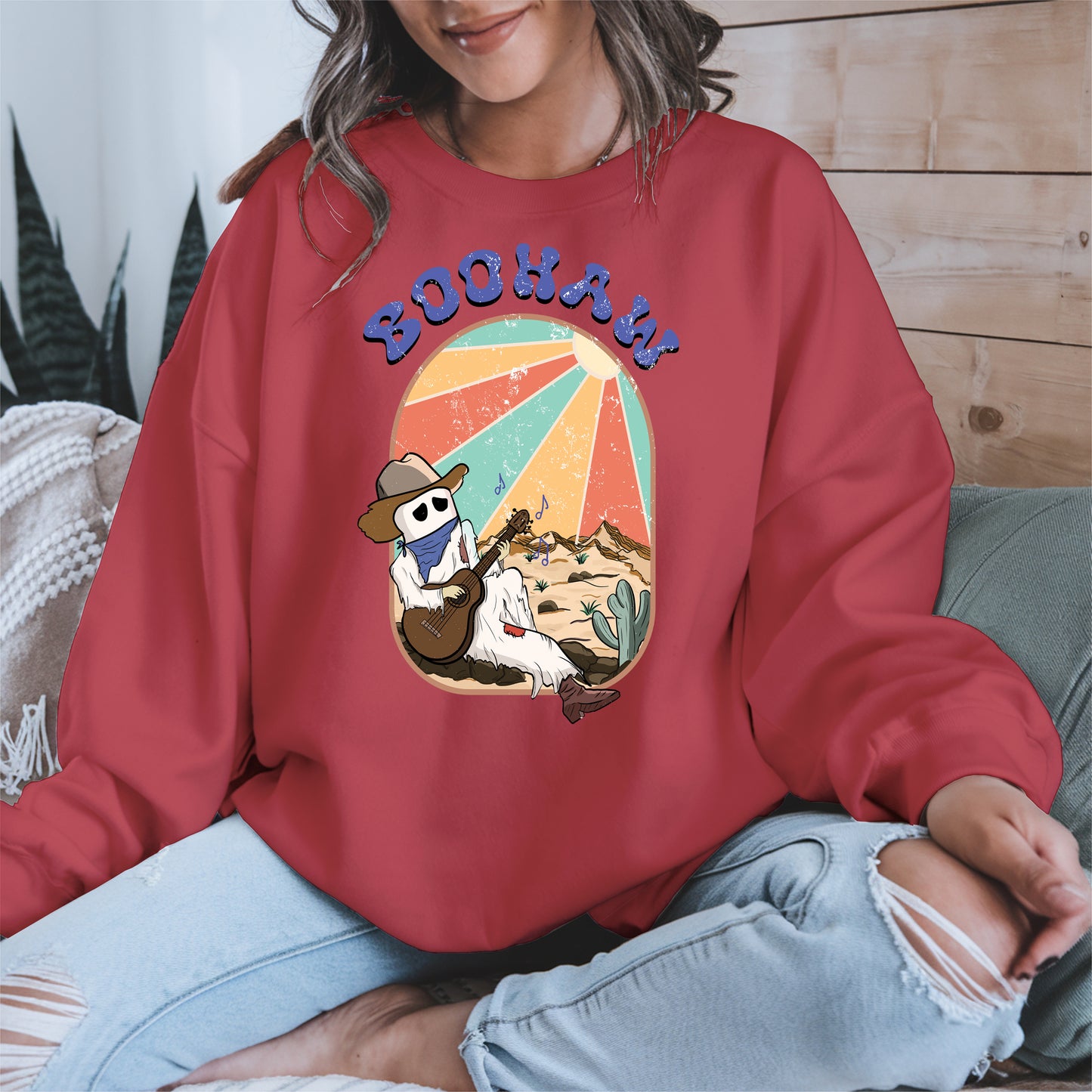 Boohaw Singing Ghost Western Tee