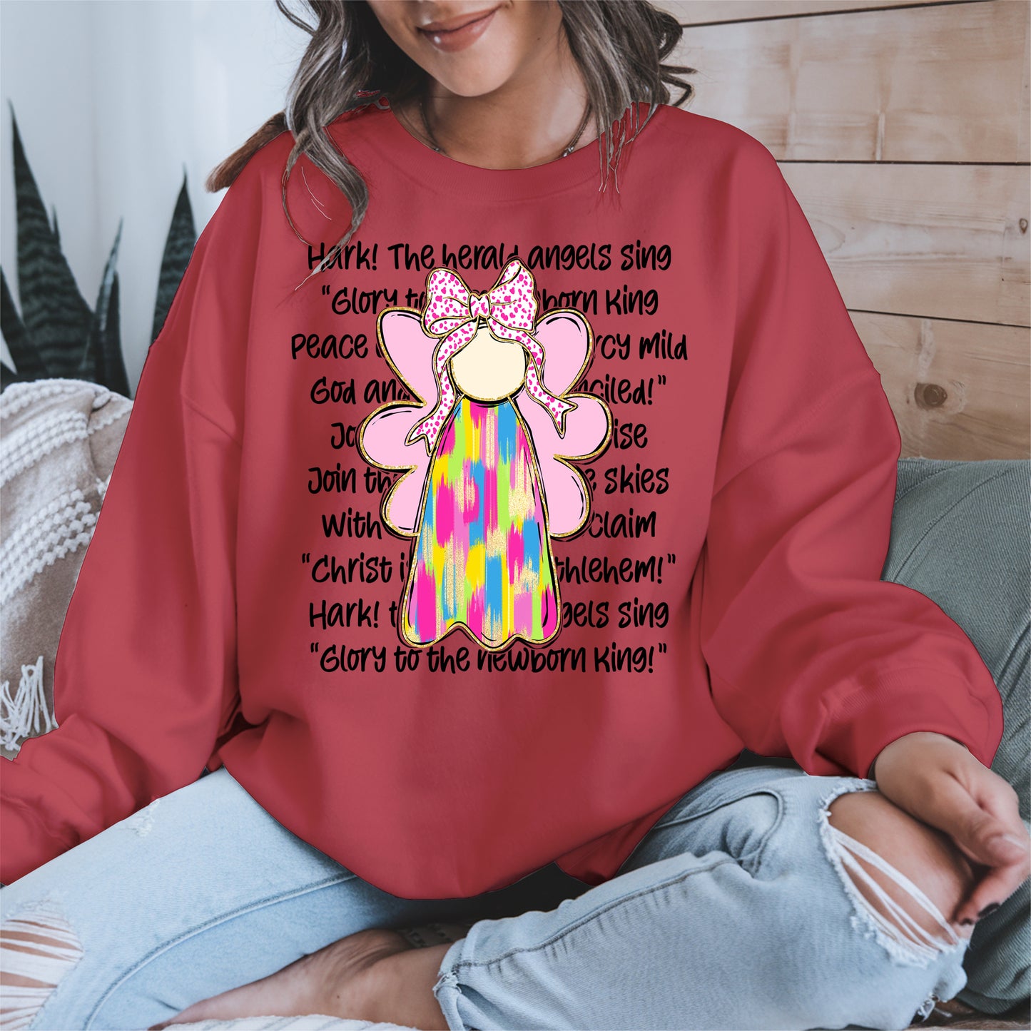 Colorful Angel Christmas Shirt