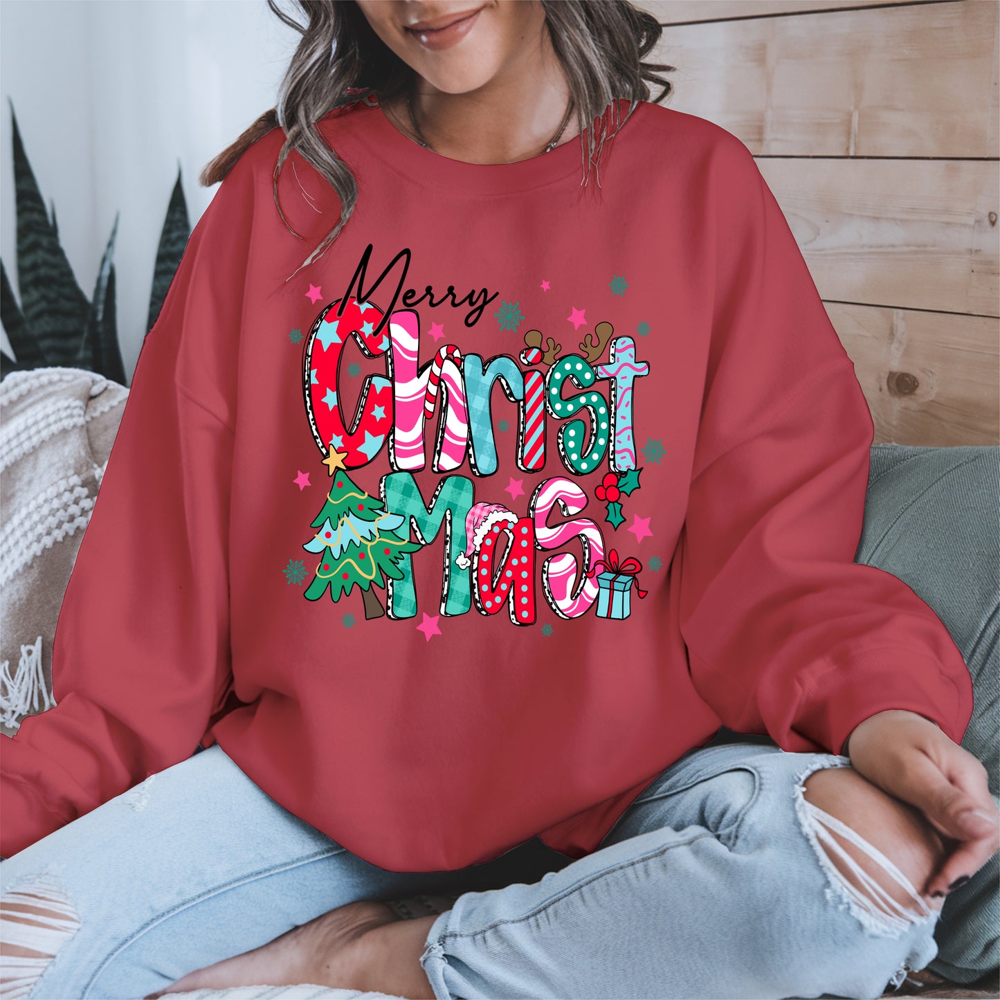 Colorful Christmas Holiday Shirt