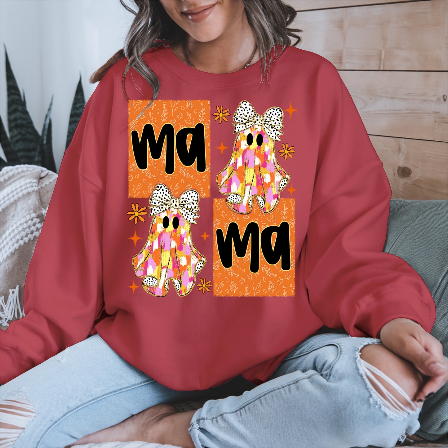 Mama Boo Ghost halloween shirt