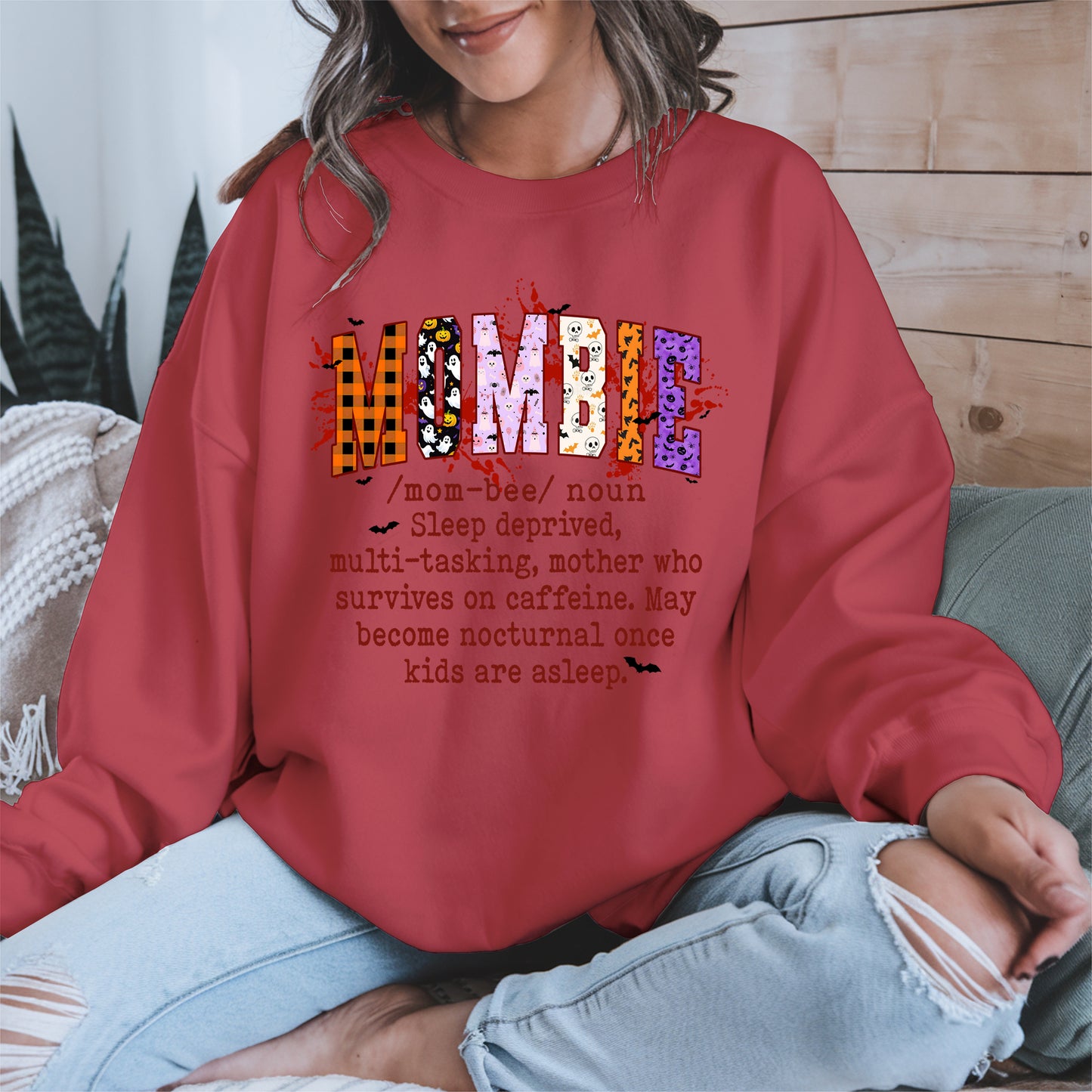 MOMBIE Halloween shirt and hoodie