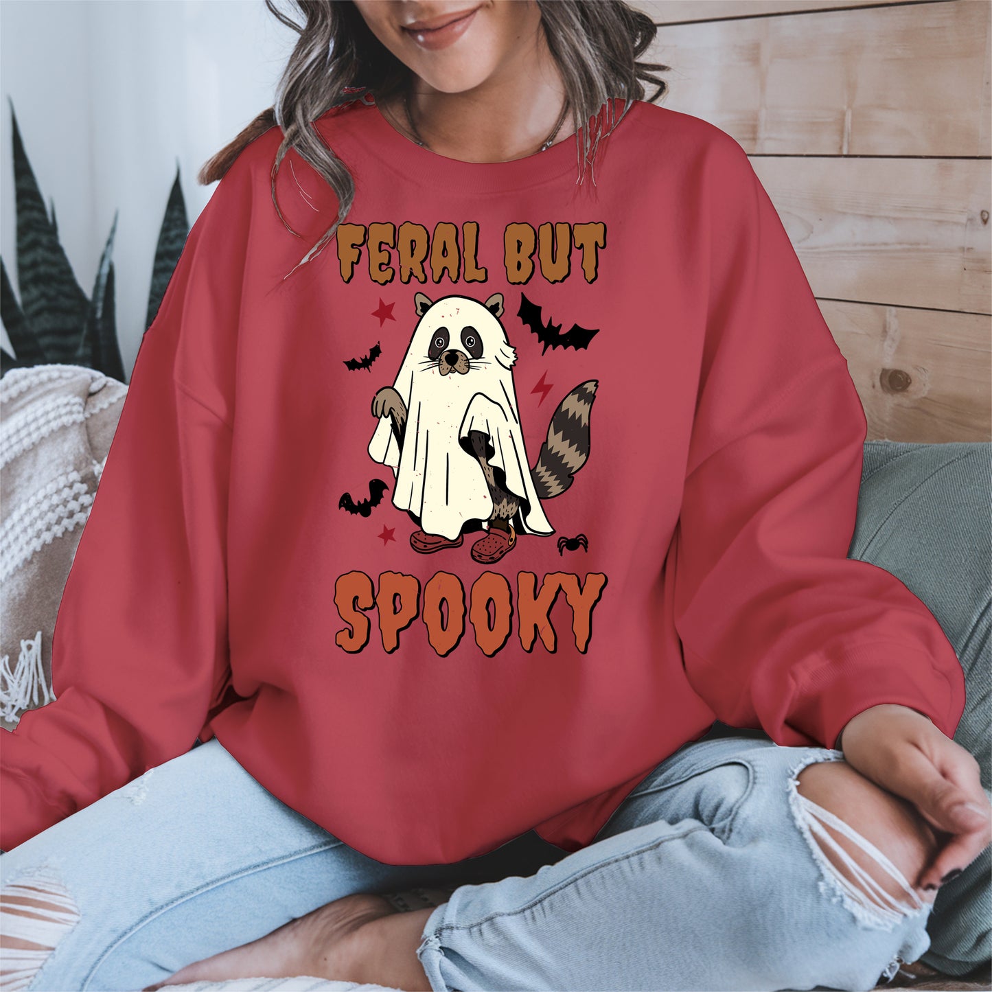 Feral But Spooky halloween shirt