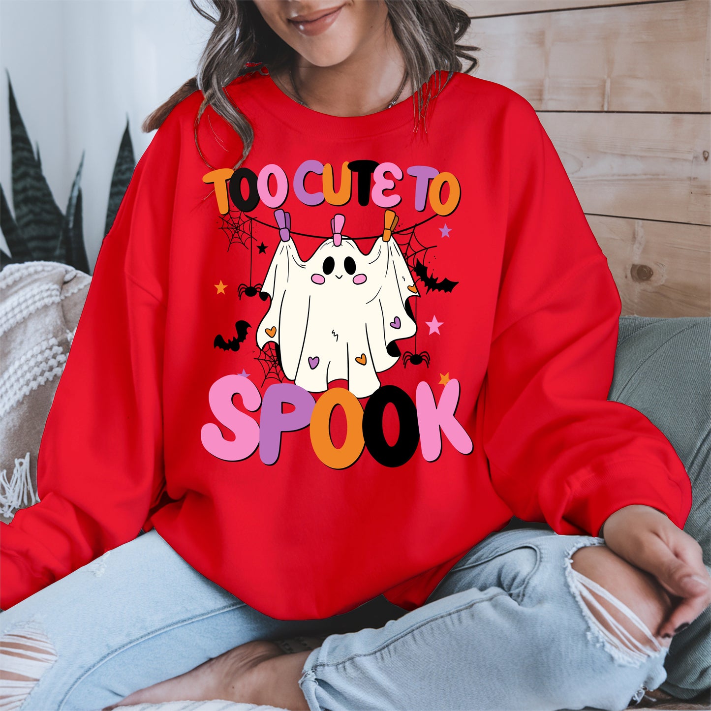 Too cute to spook halloween shirt