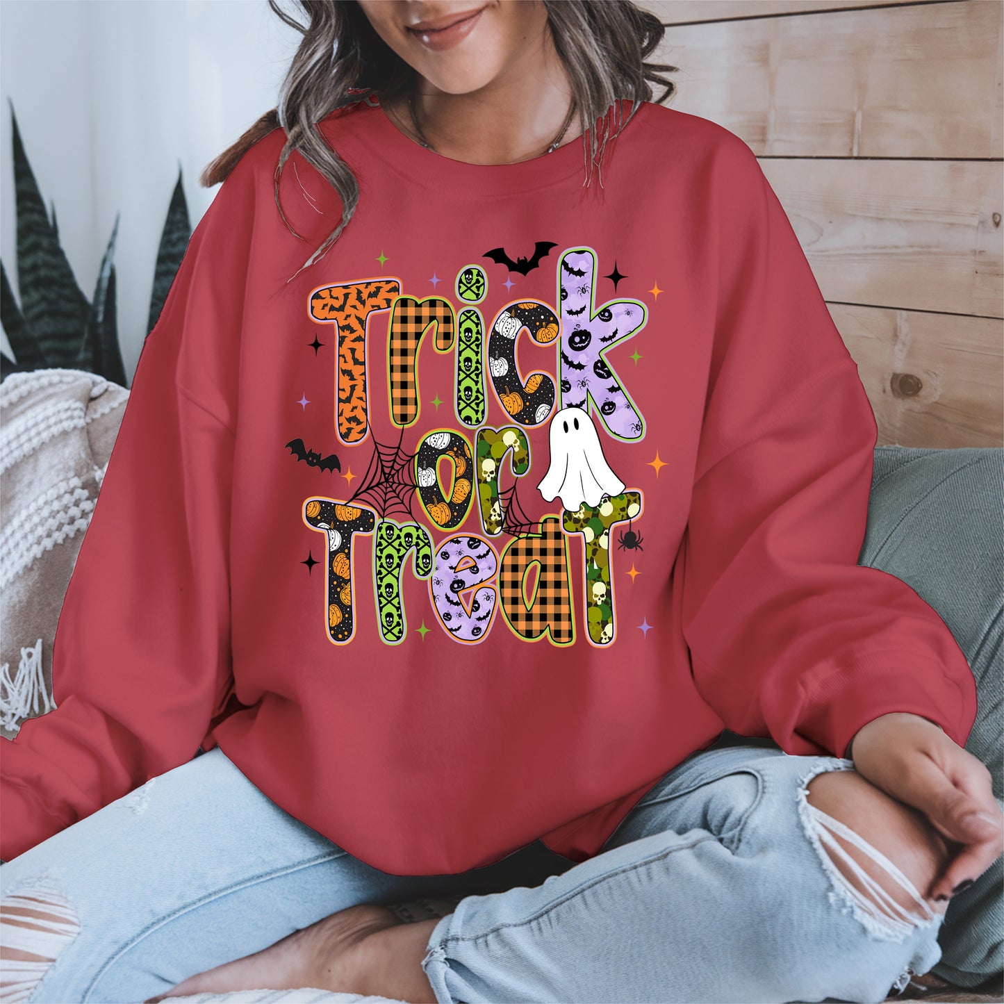 Trick or treat halloween shirt