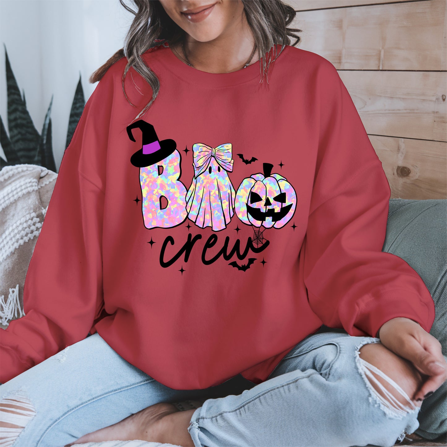 Boo Crew halloween shirt and hoodie