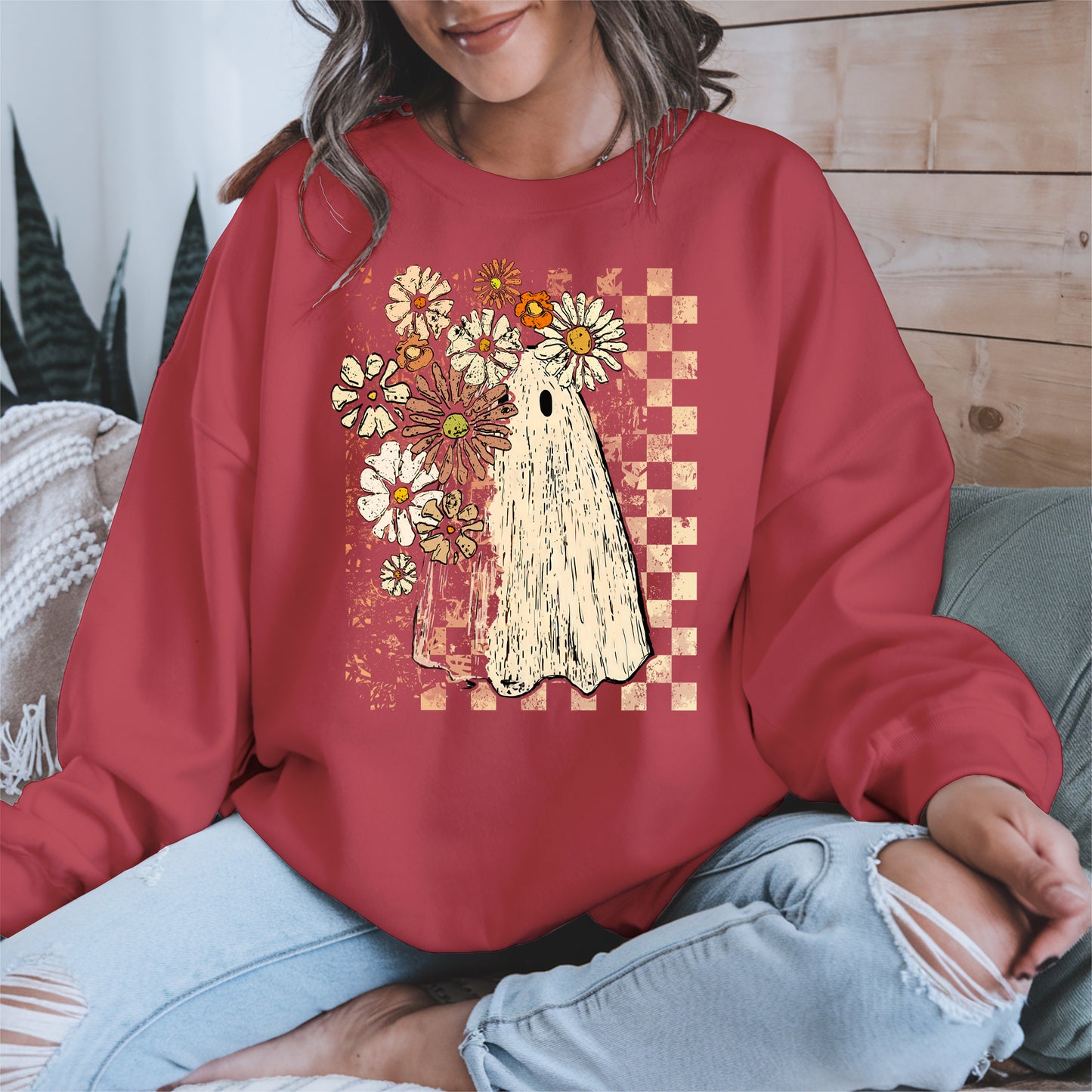 Ghost Floral halloween shirt