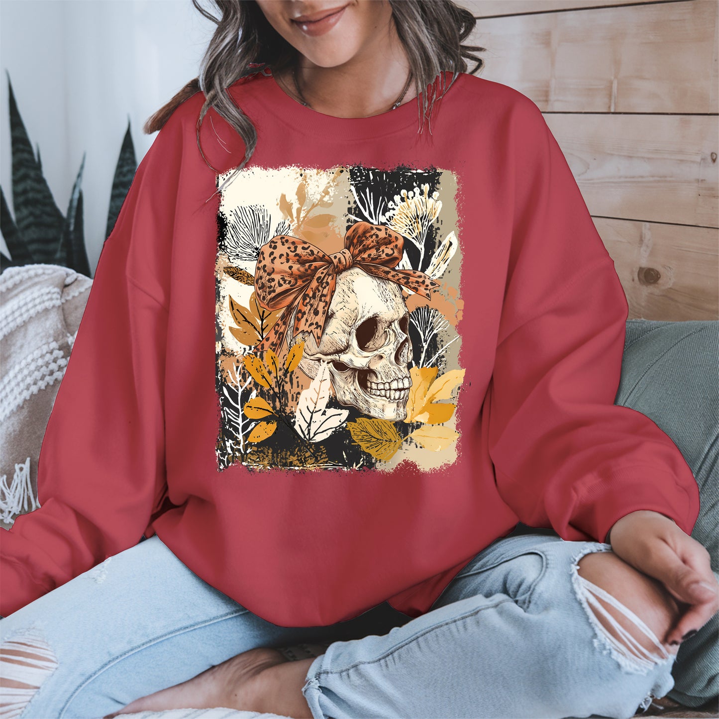 Skull Coquette Boho halloween shirt