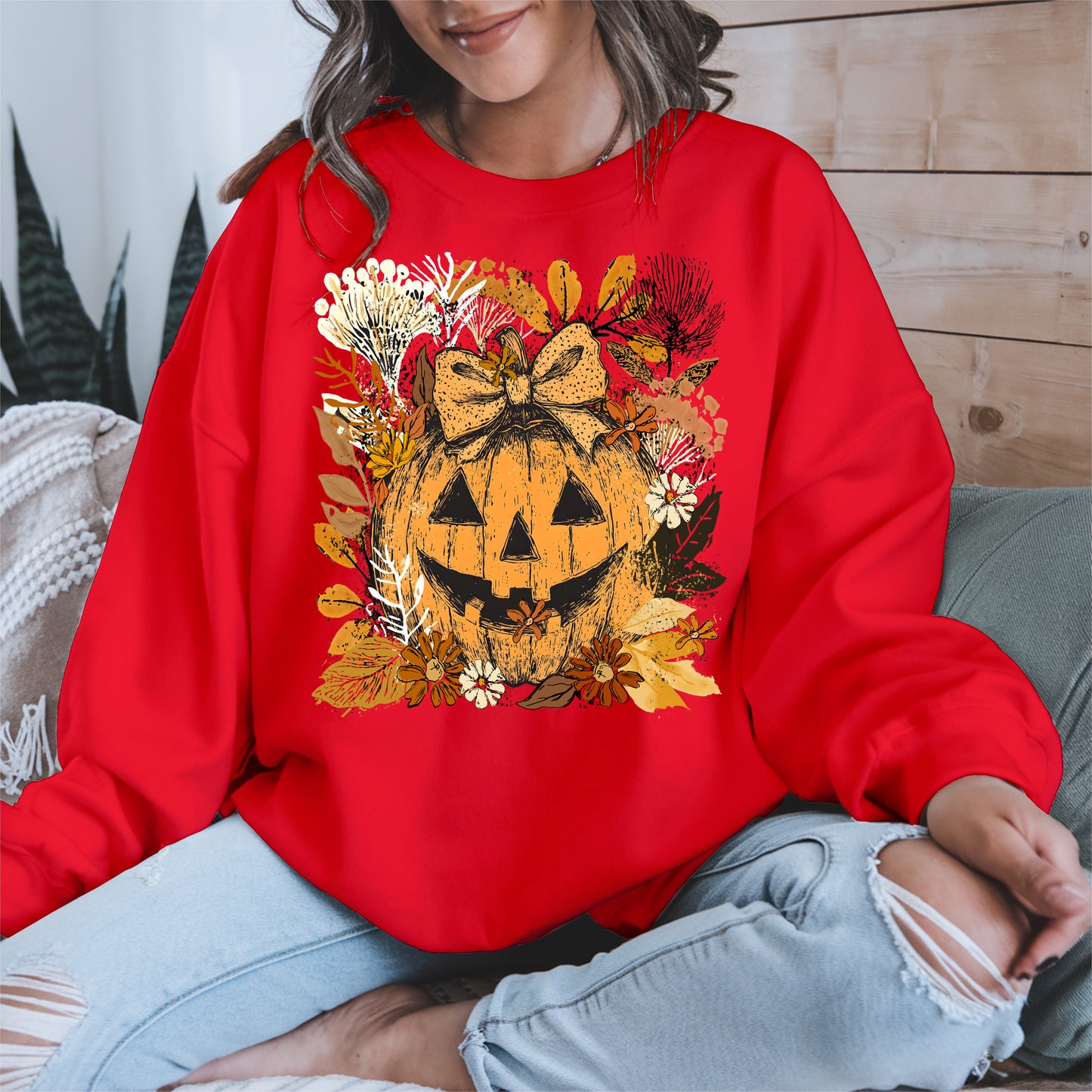 Halloween Pumpkin Coquette Bow shirt