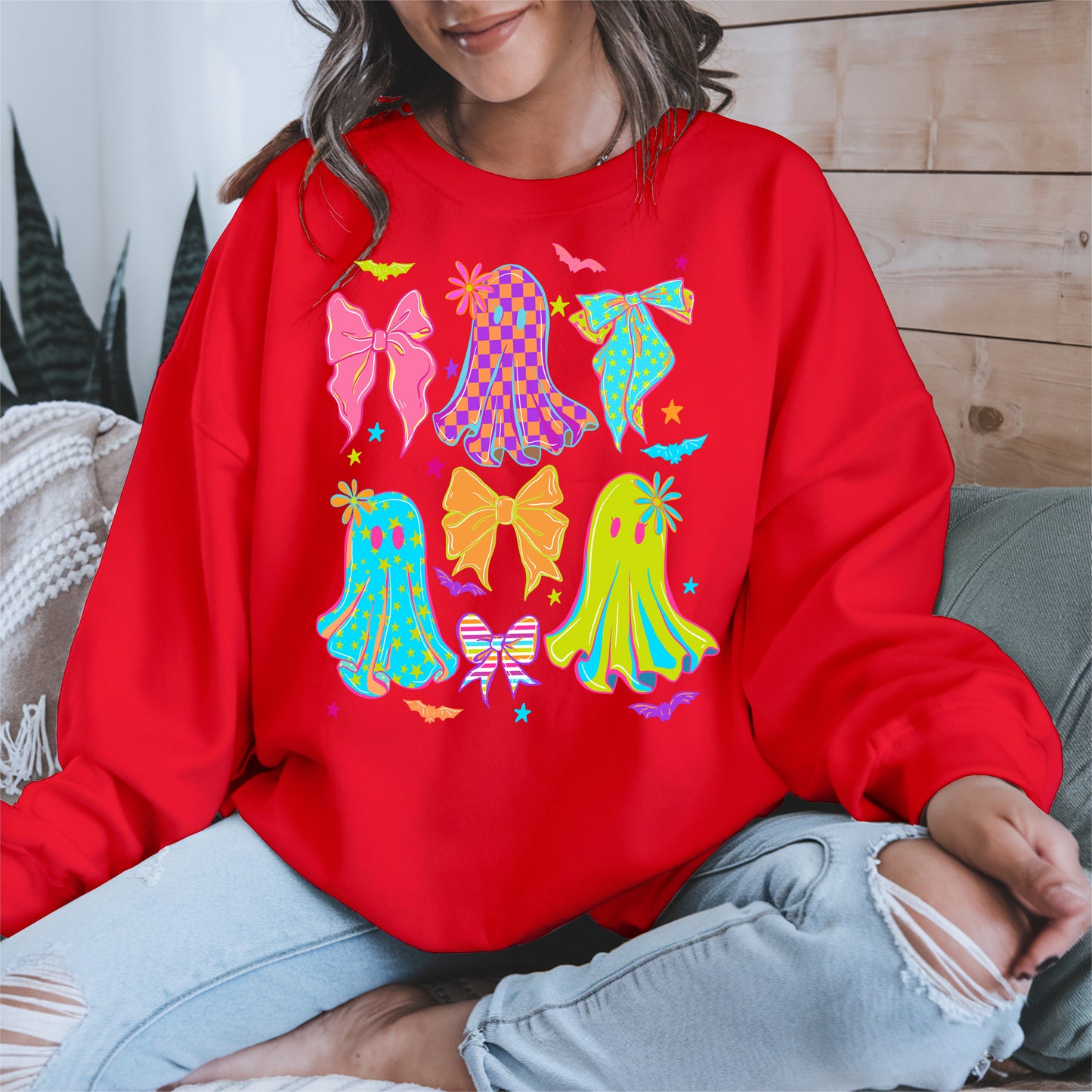 Neon Ghost Coquette halloween shirt