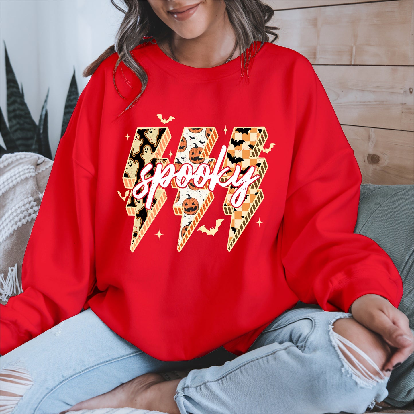 Spooky Lightning Bolt Halloween shirt