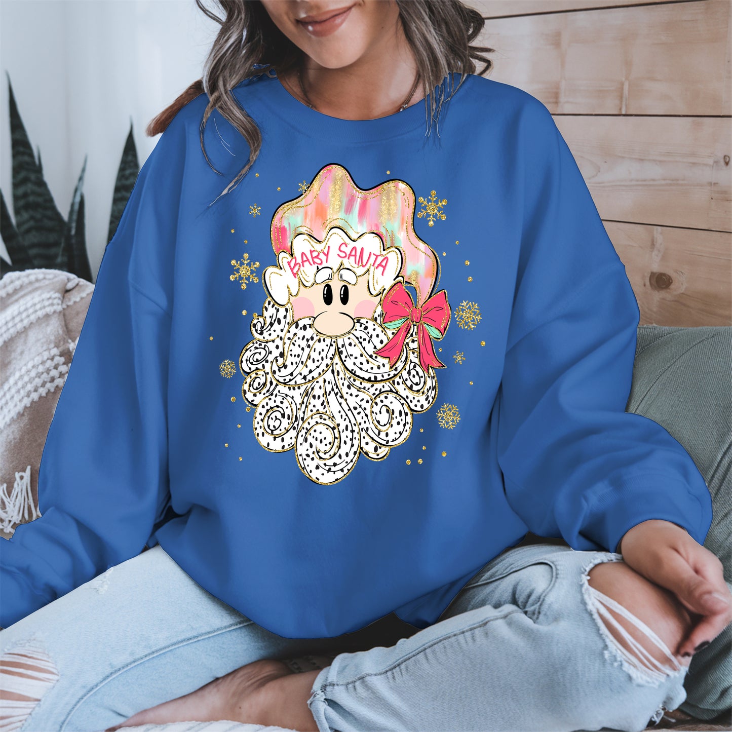 Santa Baby Shirt, Cute Christmas Sweatshirt, Hoodie