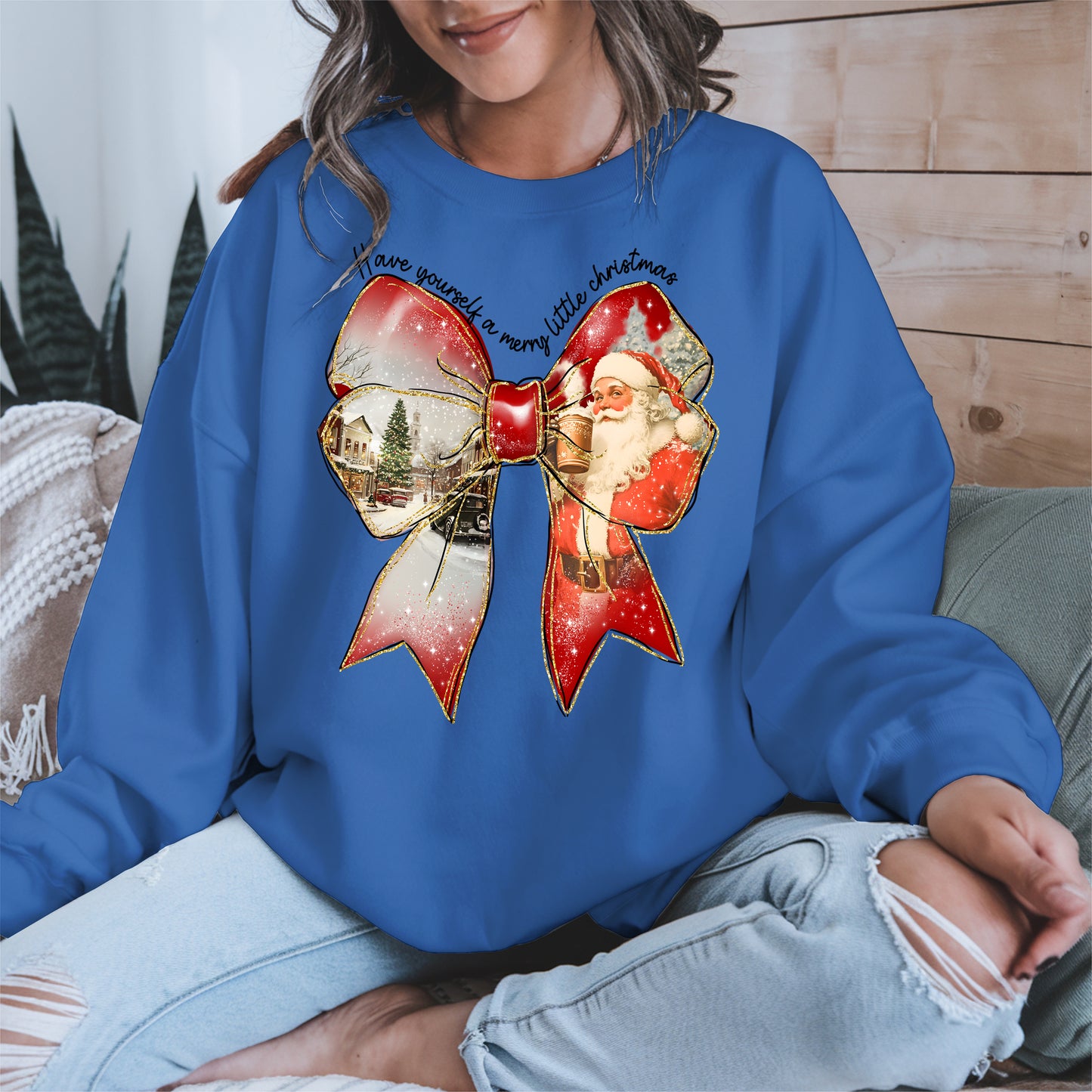 Small Town Christmas Santa Holiday Shirt