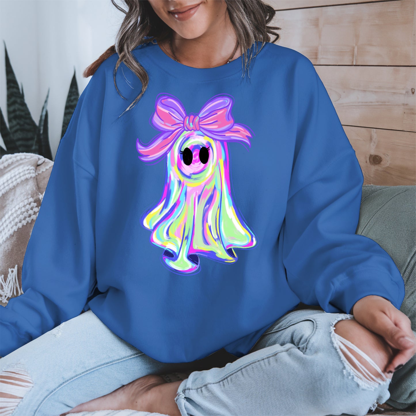Pastel Ghost Shirt Hoodie Sweatshirt for Halloween Vibes