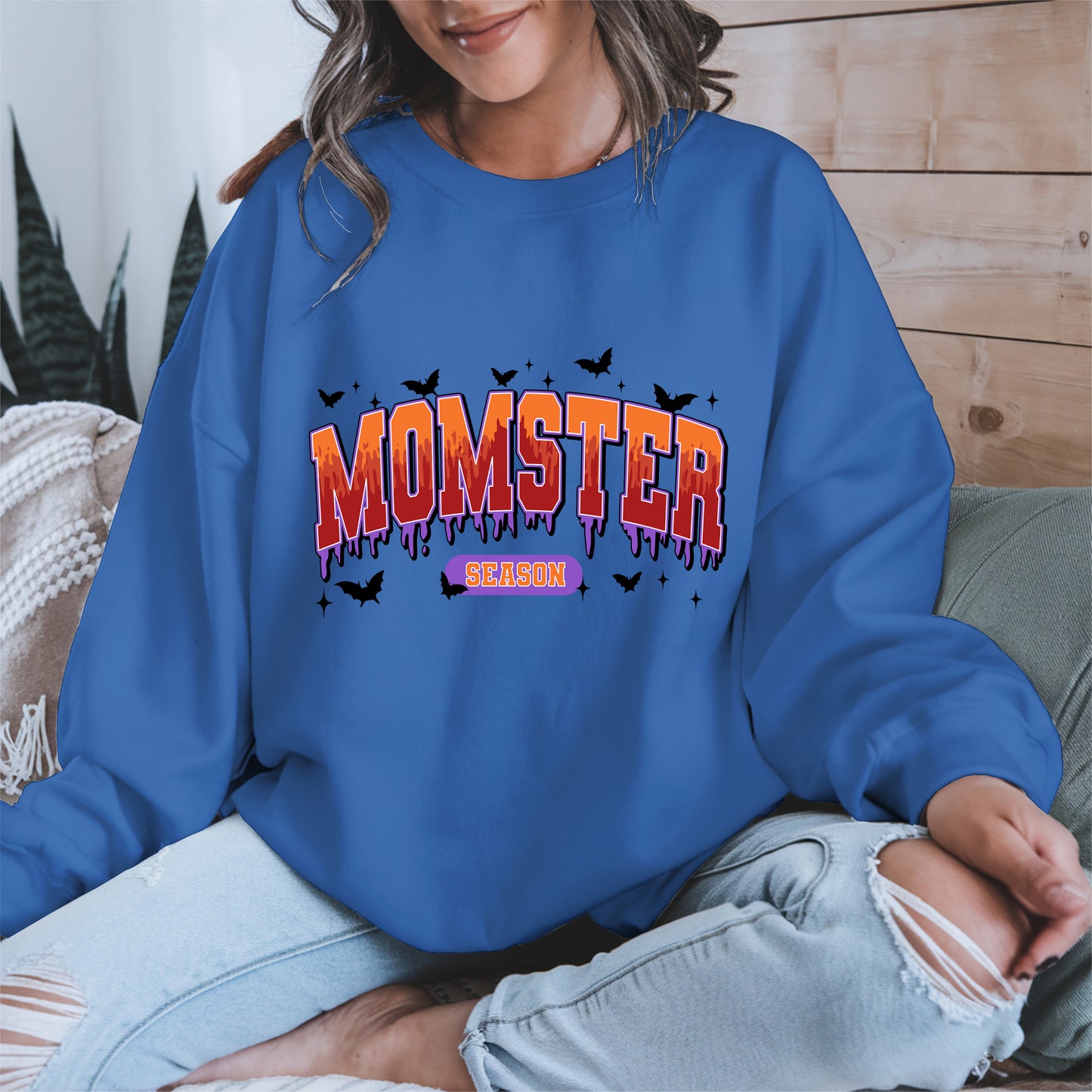 Momster Season Shirt Hoodie Sweatshirt for Halloween Moms