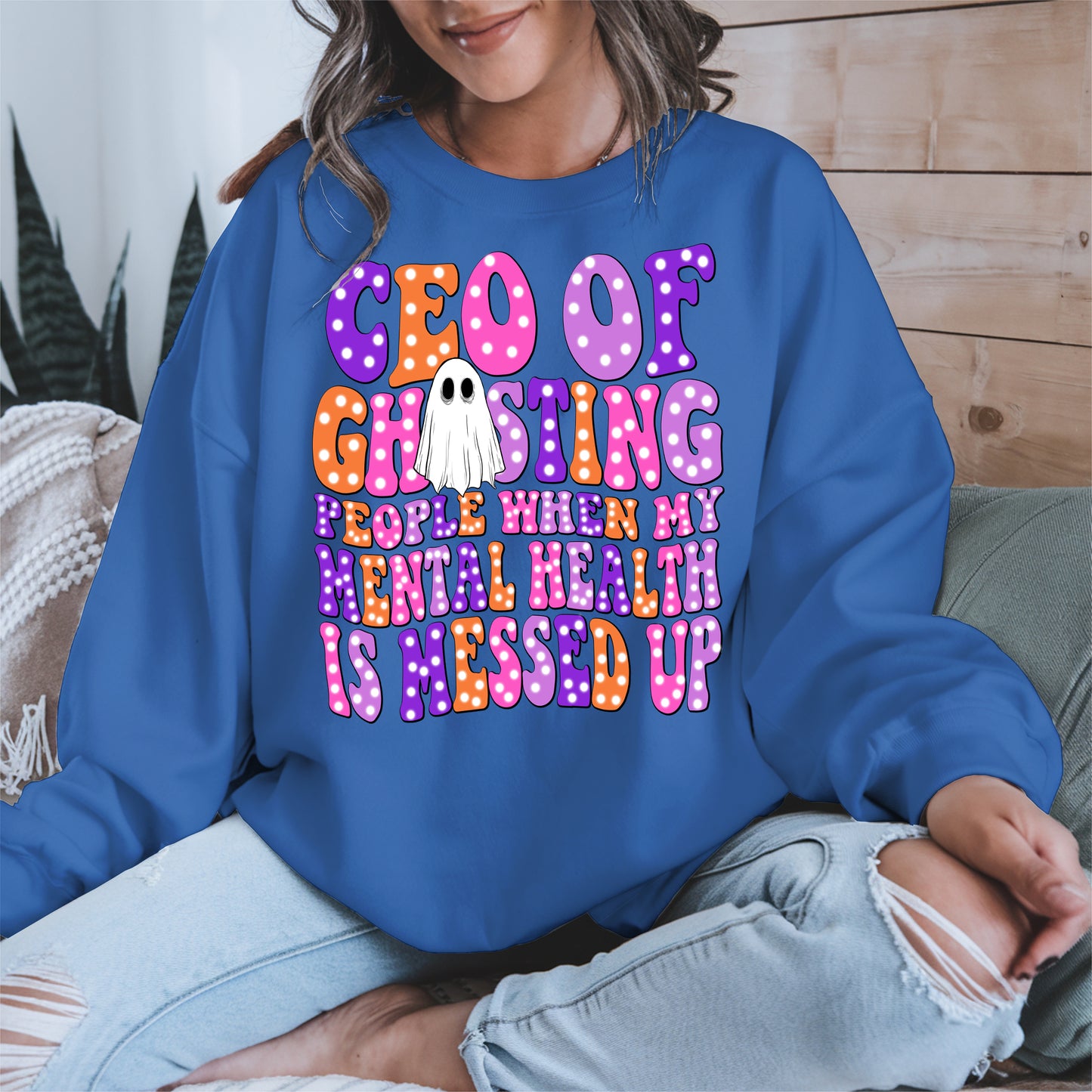 CEO of Ghosting Mental Health Shirt - Funny Ghost Tee
