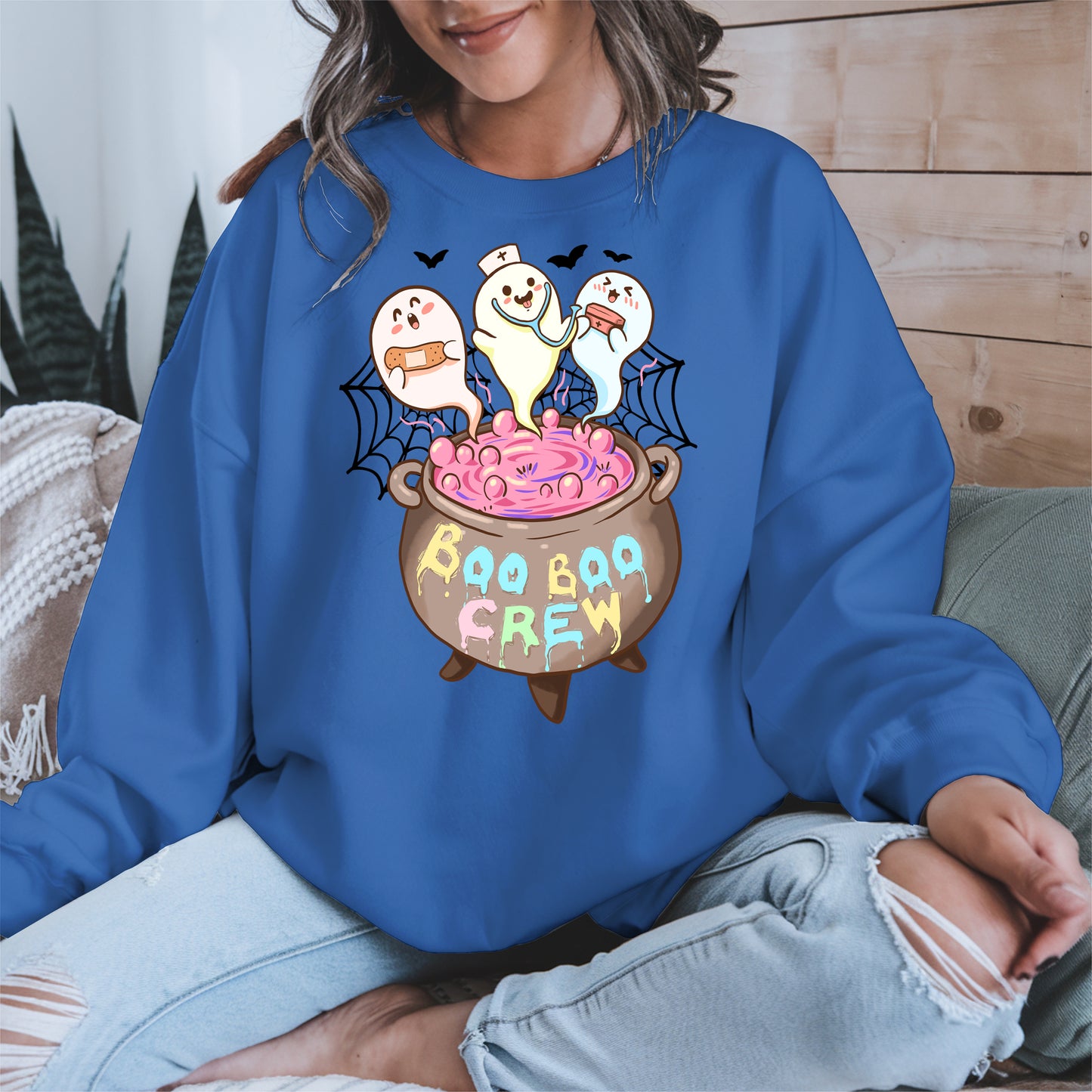Boo Boo Crew – Cute Halloween Nurse Ghost Shirt