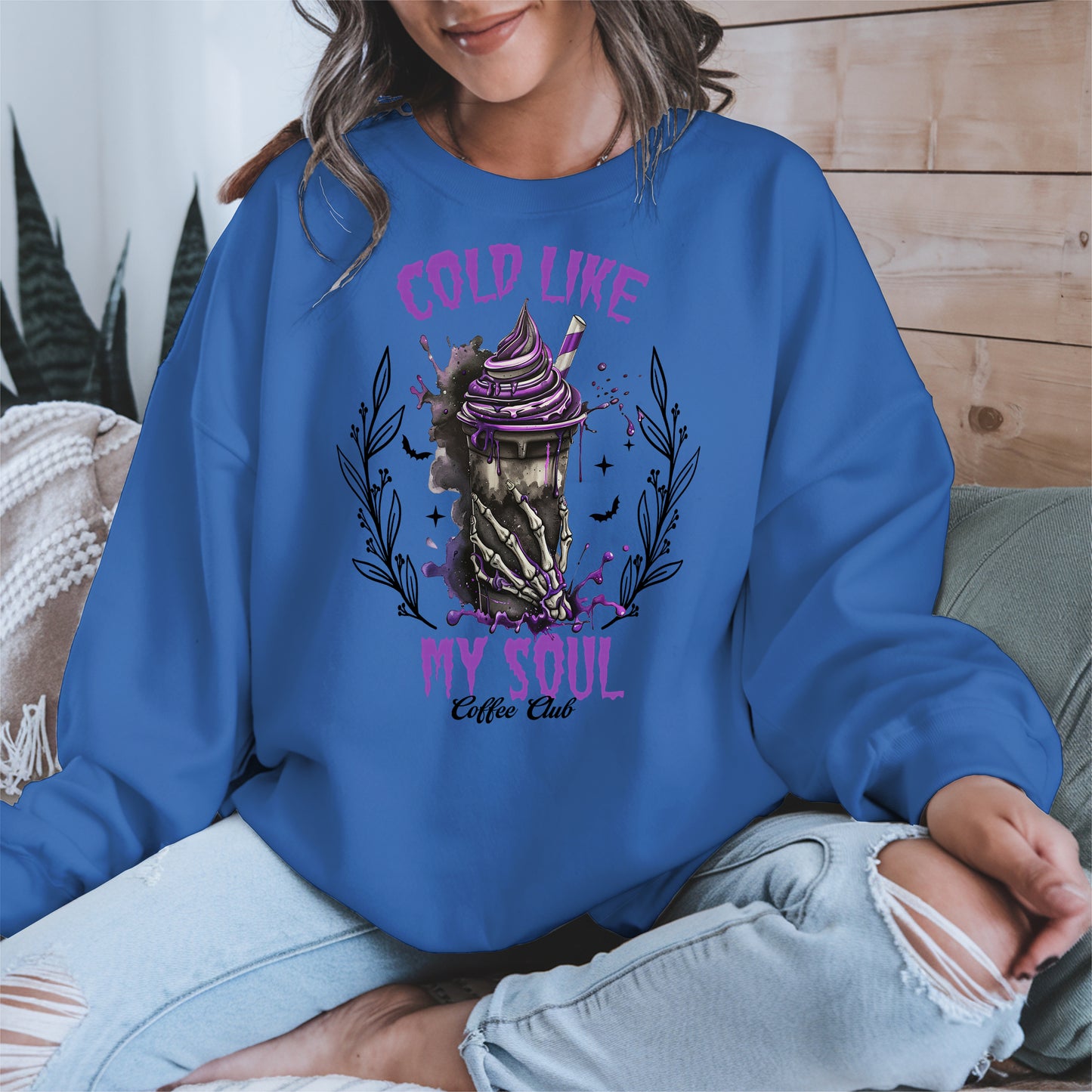 Cold Like My Soul Skeleton Drink Halloween Shirt