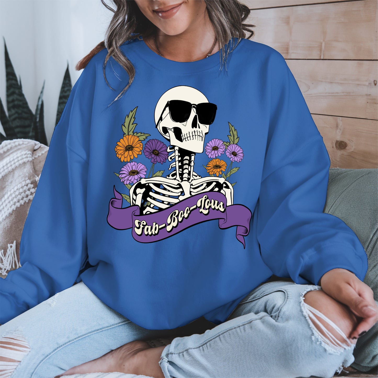 Fab-Boo-Lous Skeleton Halloween Shirt