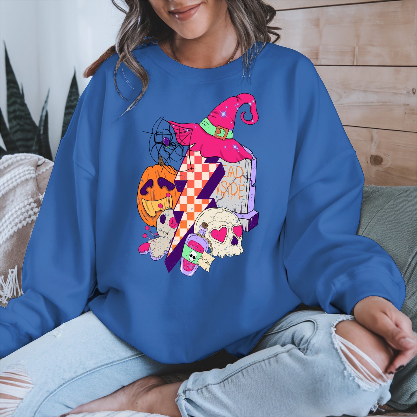 Witchy Lightning Halloween Shirt