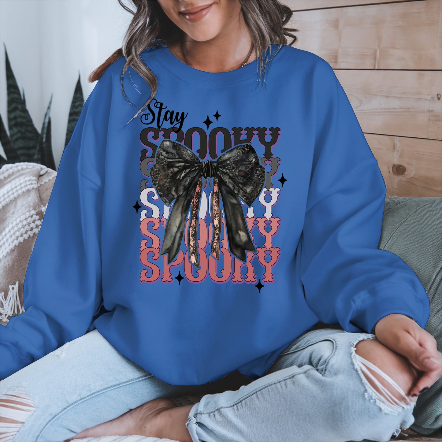 Gothic Spooky Bow Halloween Shirt