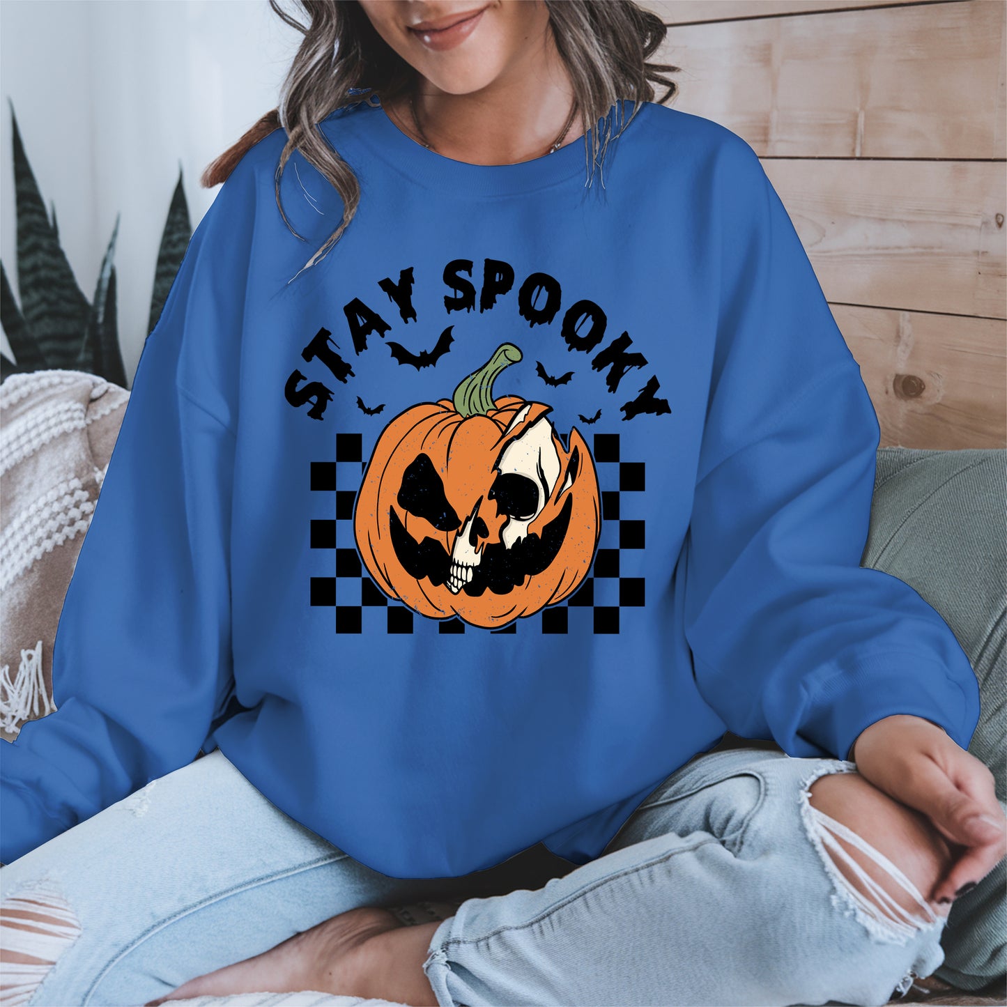 Creepy Skull Pumpkin Halloween Shirt