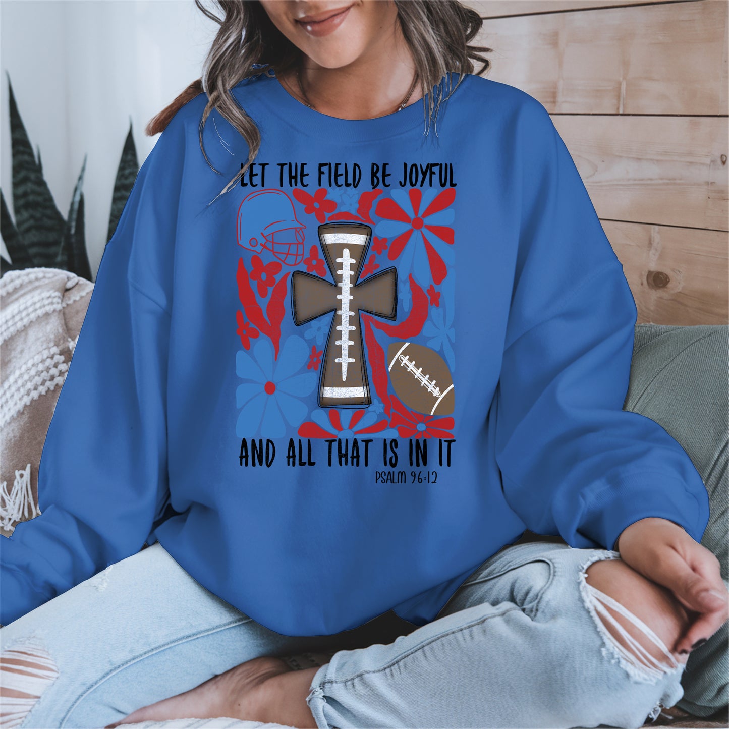 Faith Football Shirt Sport Tee Hoodie Sweatshirt Gift for Fans