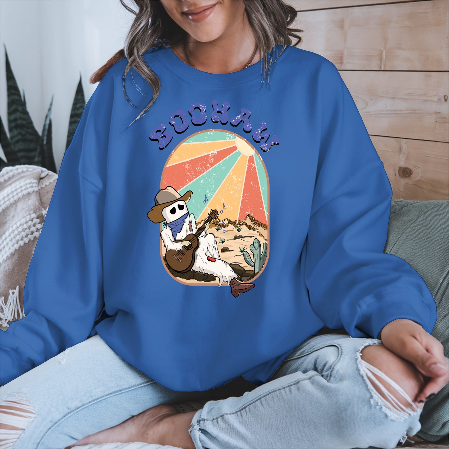 Boohaw Singing Ghost Western Tee