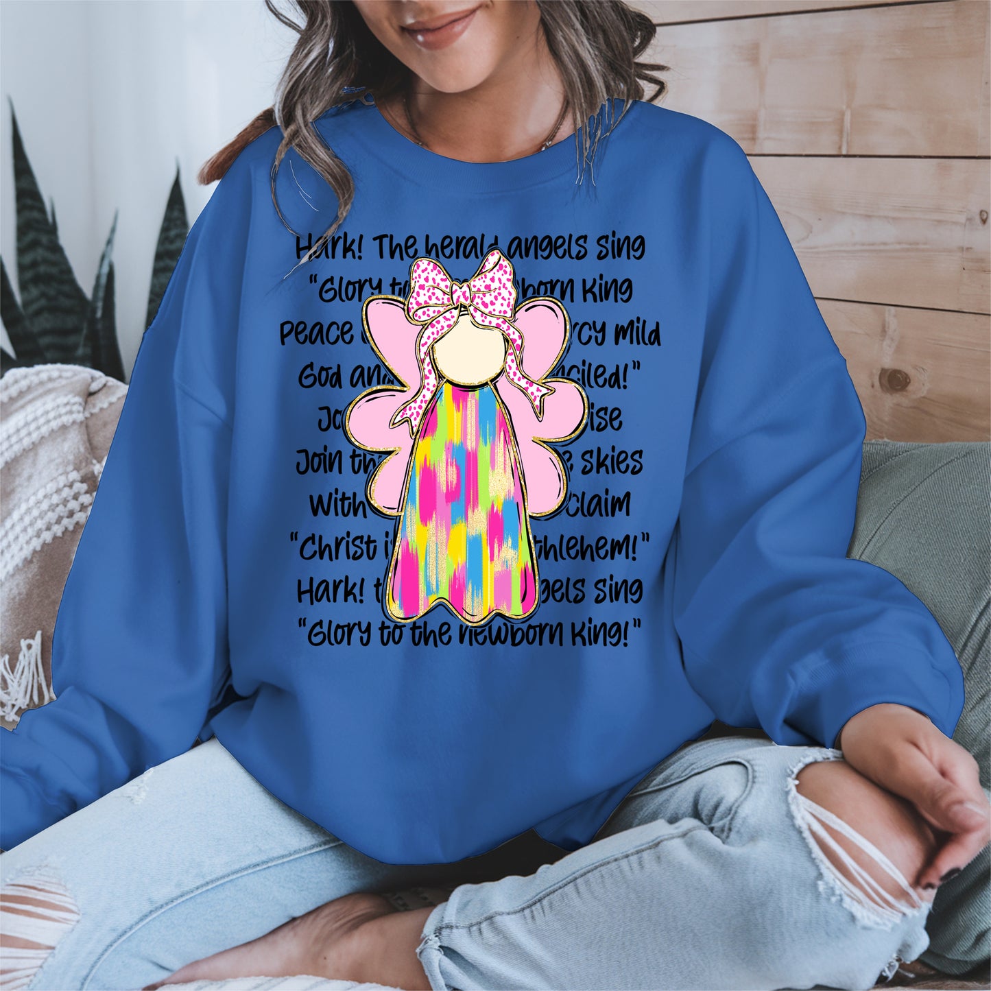 Colorful Angel Christmas Shirt