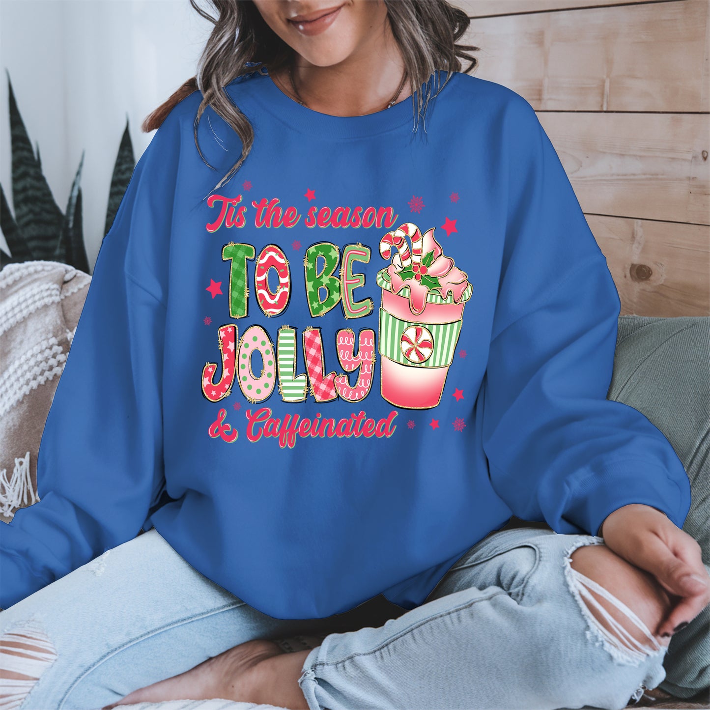 Tis the Season to Be Jolly and Caffeinated Shirt