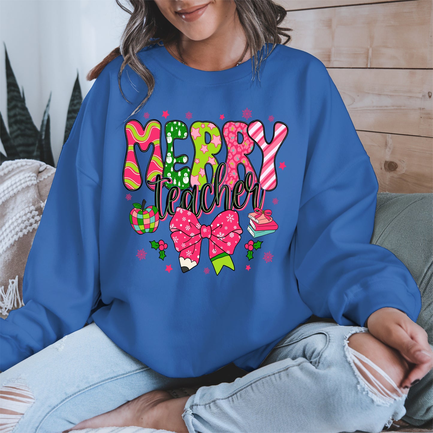 Merry Teacher Christmas Shirt
