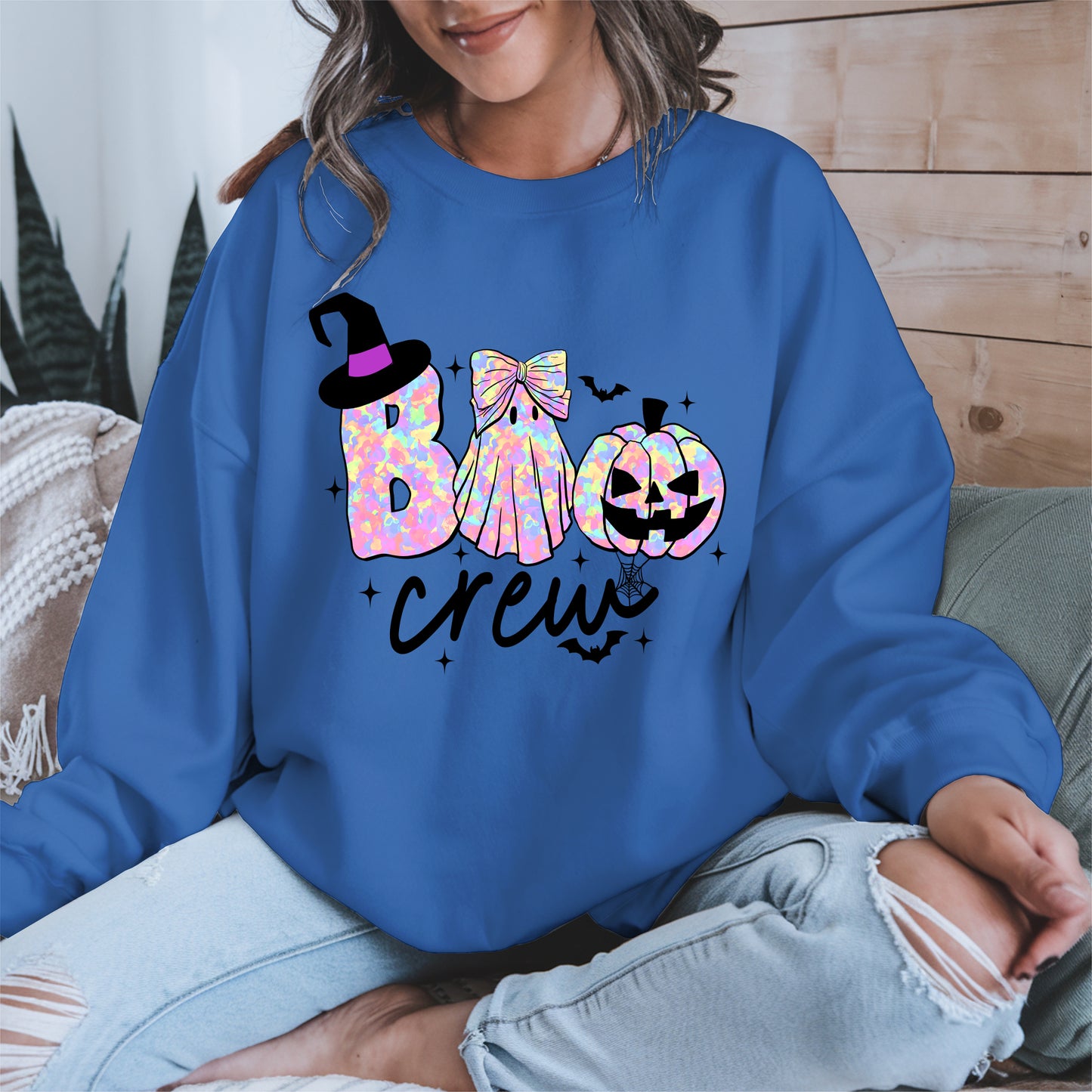 Boo Crew halloween shirt and hoodie